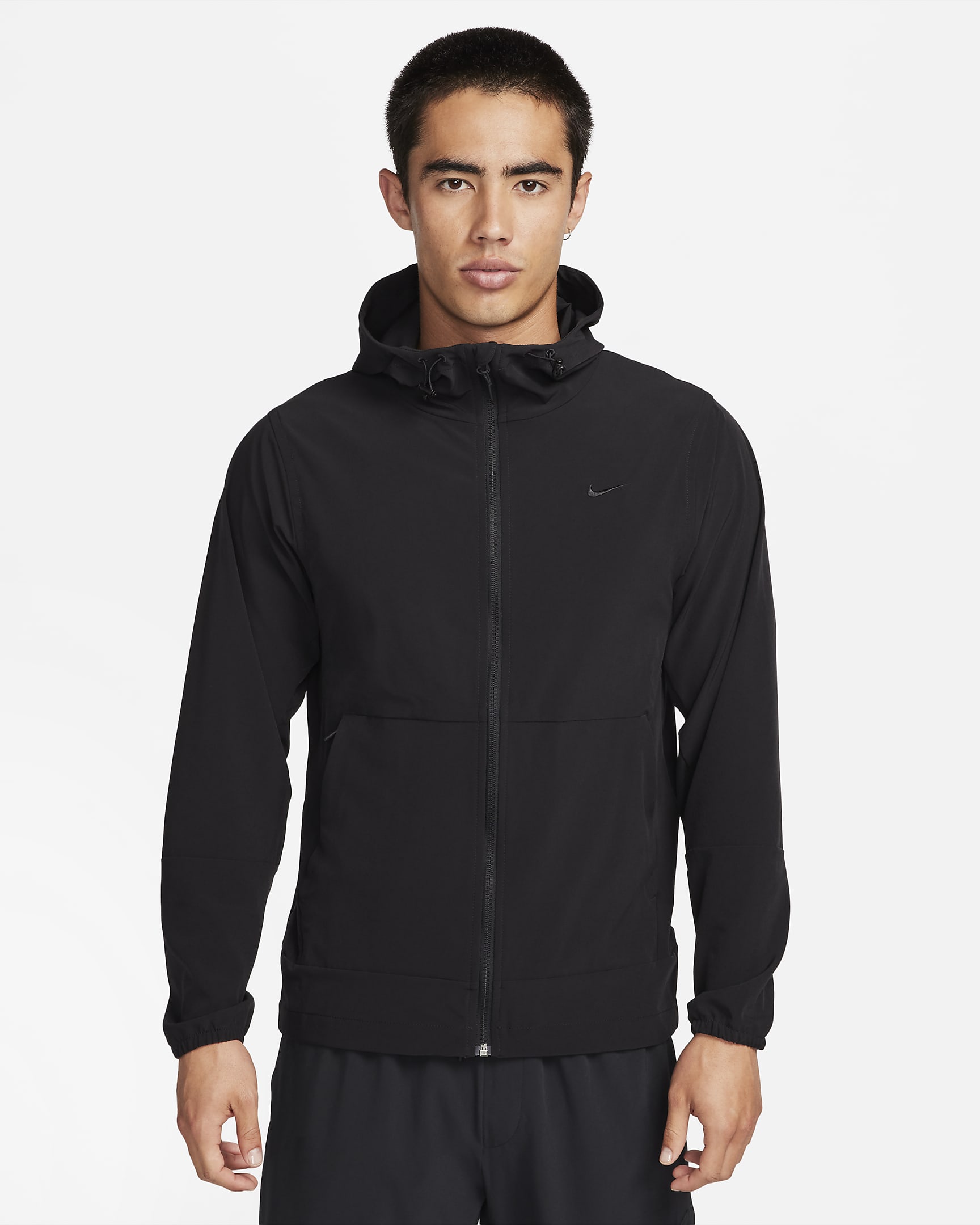 Nike Repel Unlimited Men's Water-Repellent Hooded Versatile Jacket - Black/Black/Black