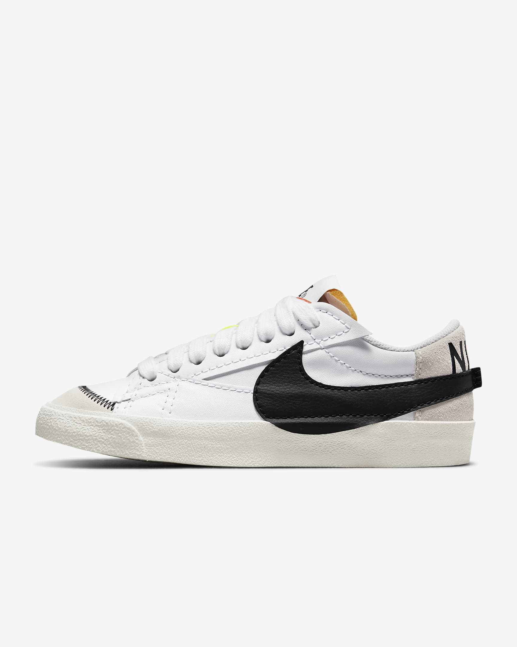 Nike Blazer 低筒 '77 Jumbo 女鞋 - 白色/白色/Sail/黑色