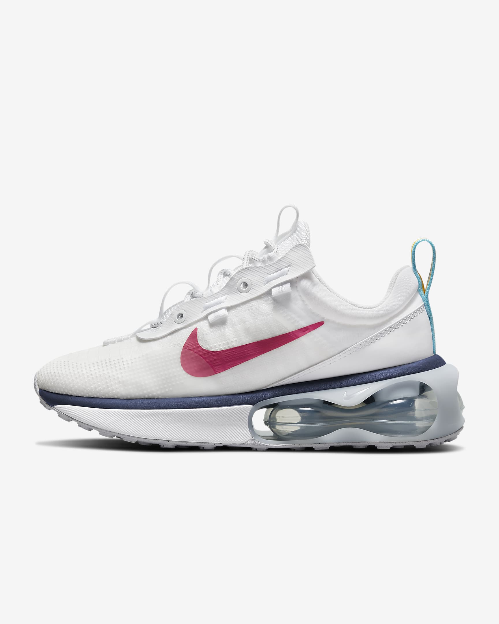 Calzado Nike Air Max 200 para mujer - Blanco/Trueno azul/Platino puro/Rosa arcaico