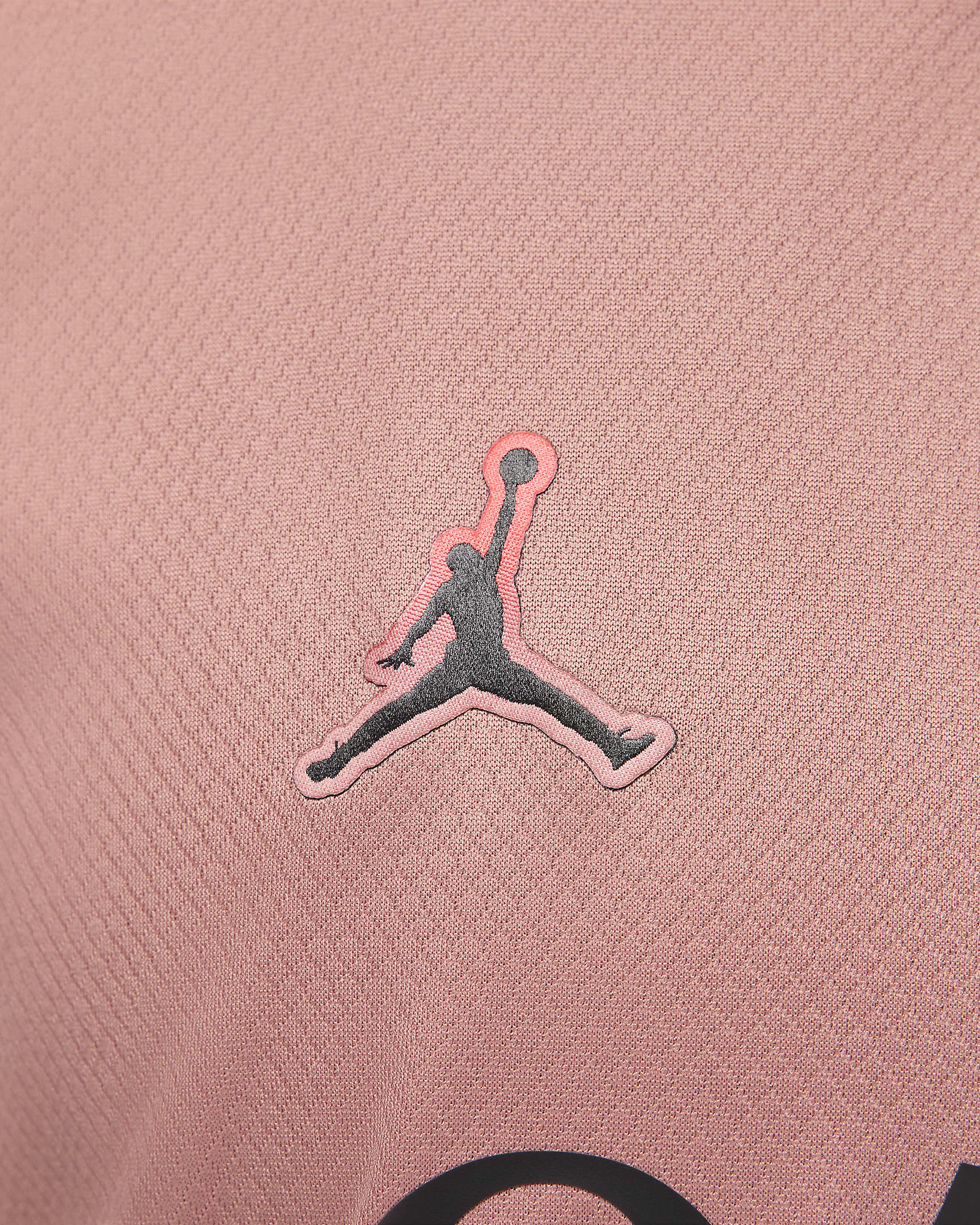 Damska koszulka piłkarska Jordan Dri-FIT Paris Saint-Germain Stadium 2024/25 (wersja trzecia) – replika - Rust Pink/Czerń/Czerń