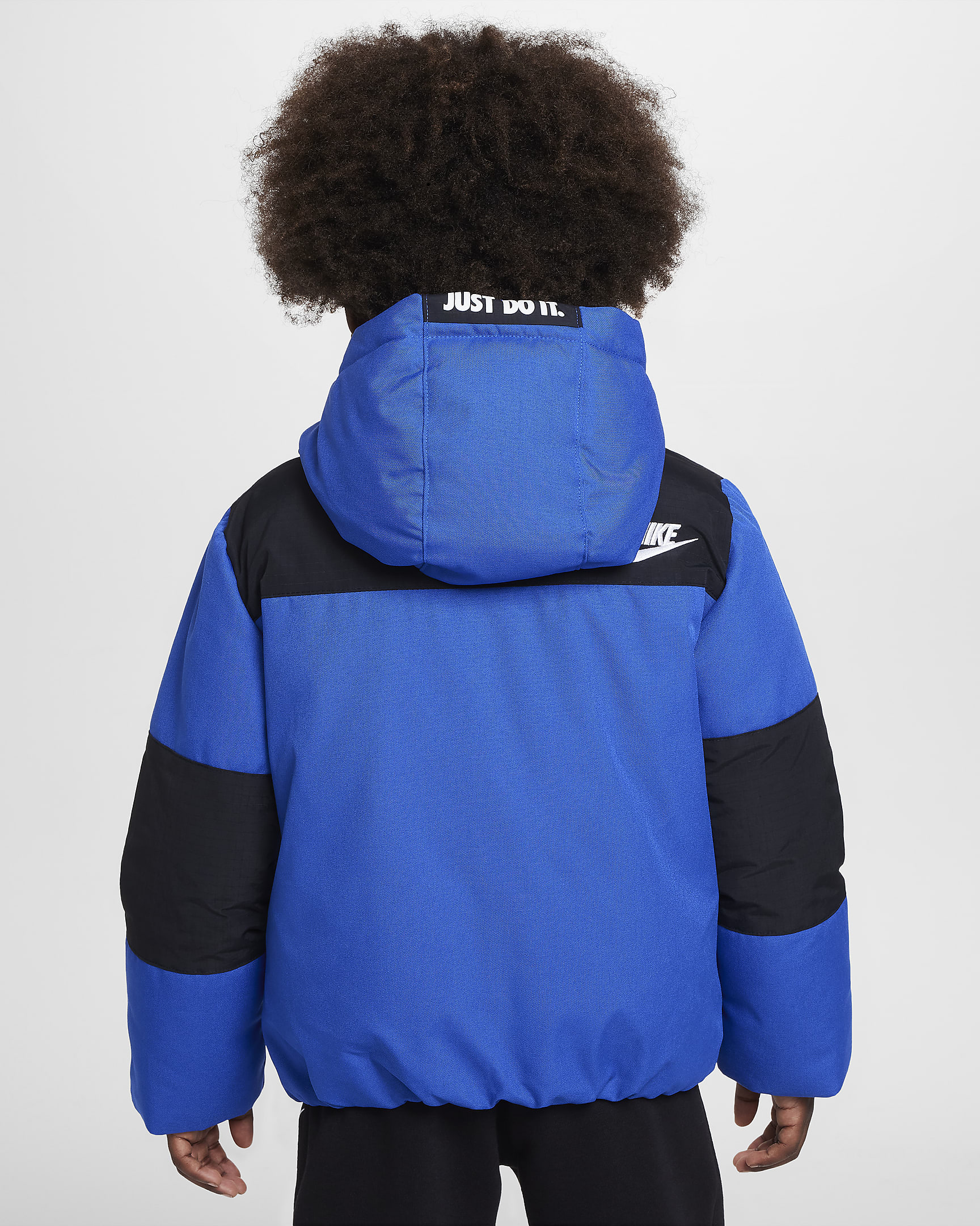 Chamarra de exterior para niños talla pequeña Nike - Royal juego