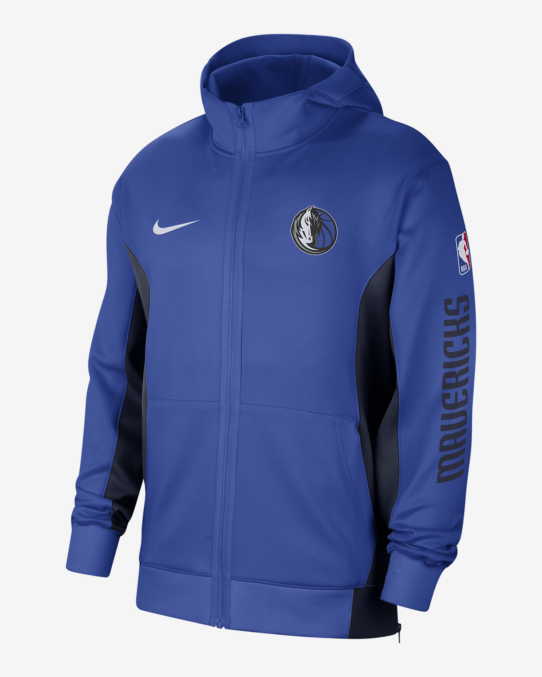 Dallas Mavericks Showtime Men's Nike Dri-FIT NBA Full-Zip Hoodie. Nike DK