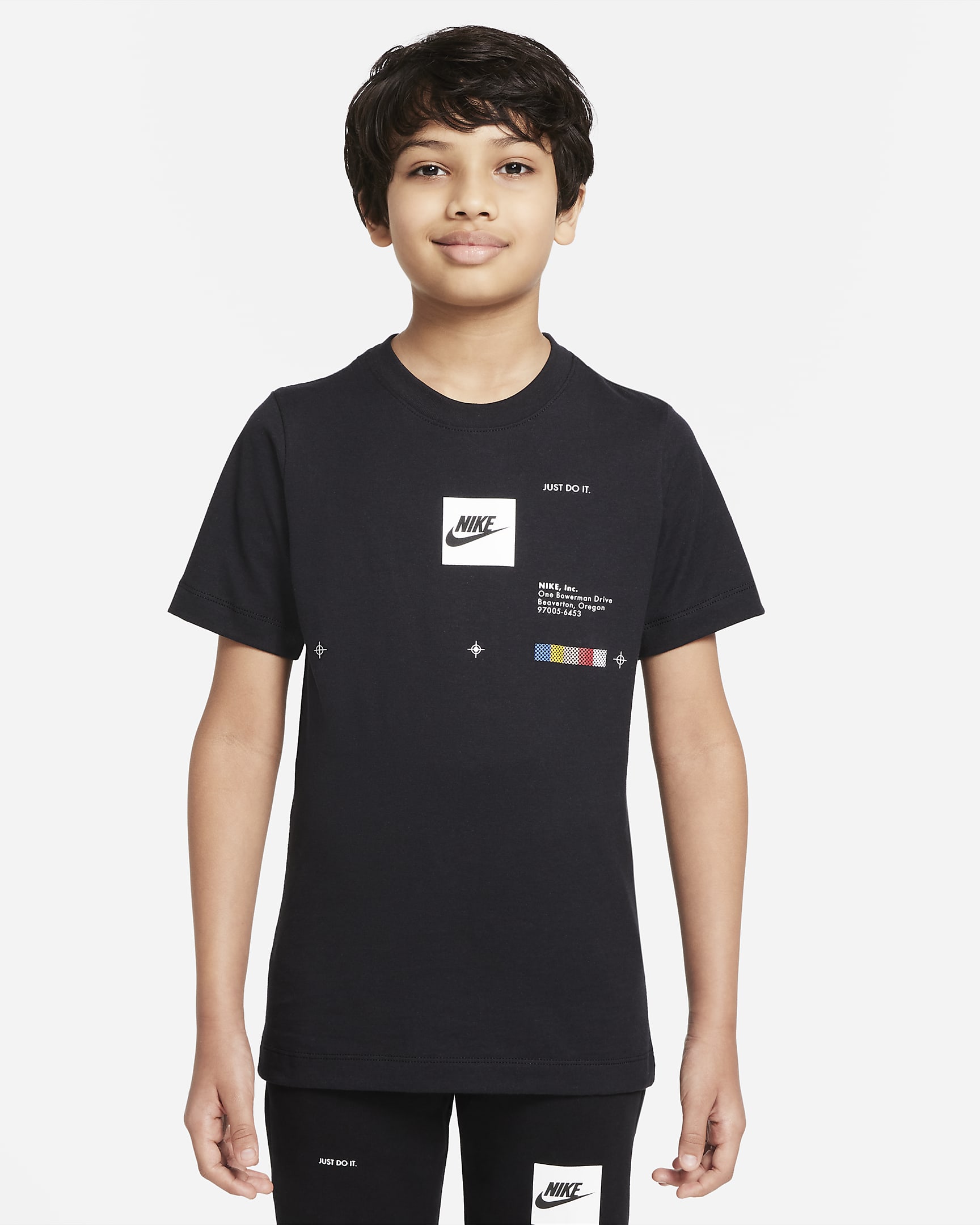 Nike Sportswear Big Kids' T-Shirt - Black