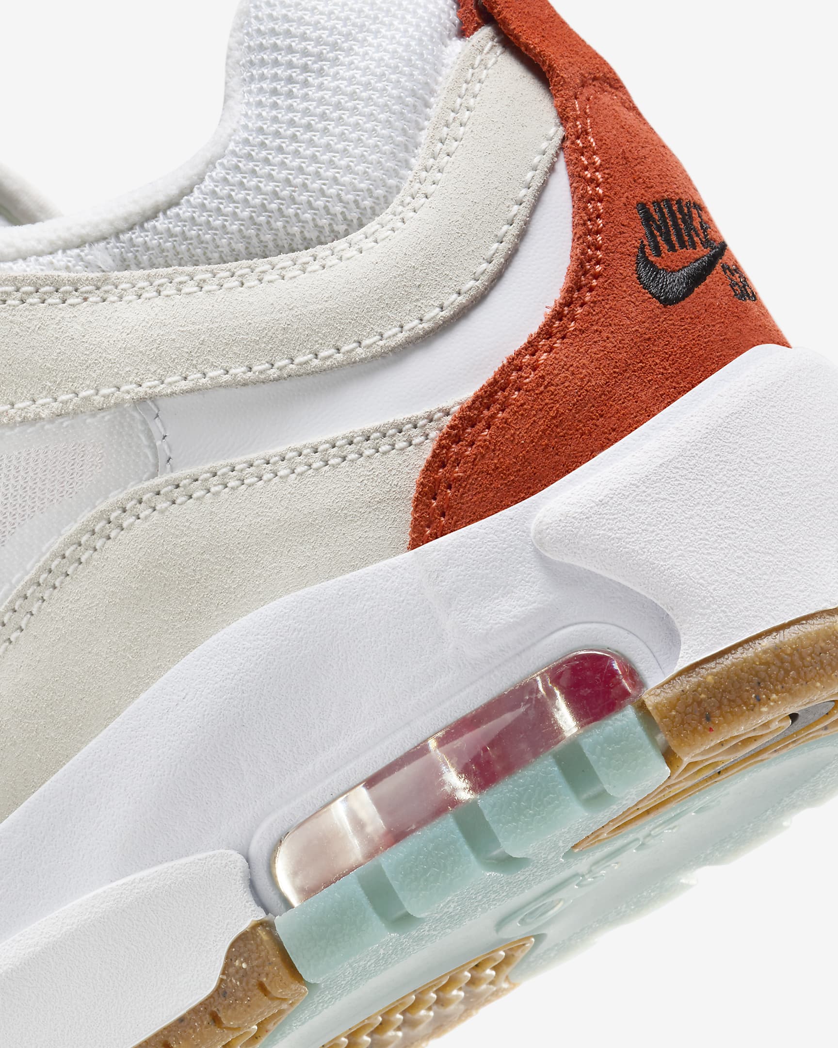 Nike Air Max Ishod Men's Shoes - White/Summit White/Black/Orange