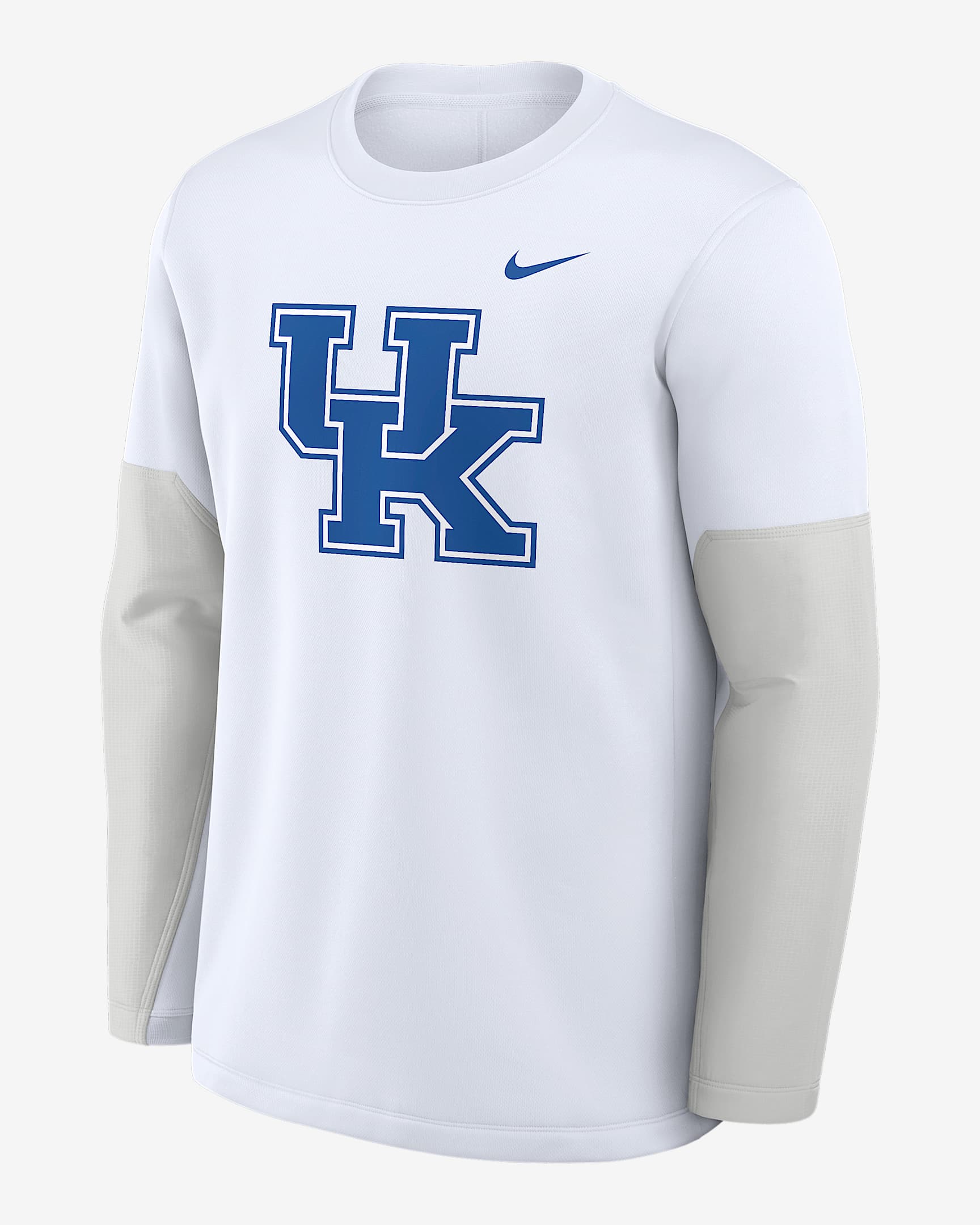 Kentucky Sideline Coach Men's Nike Therma-FIT College Long-Sleeve T-Shirt - White