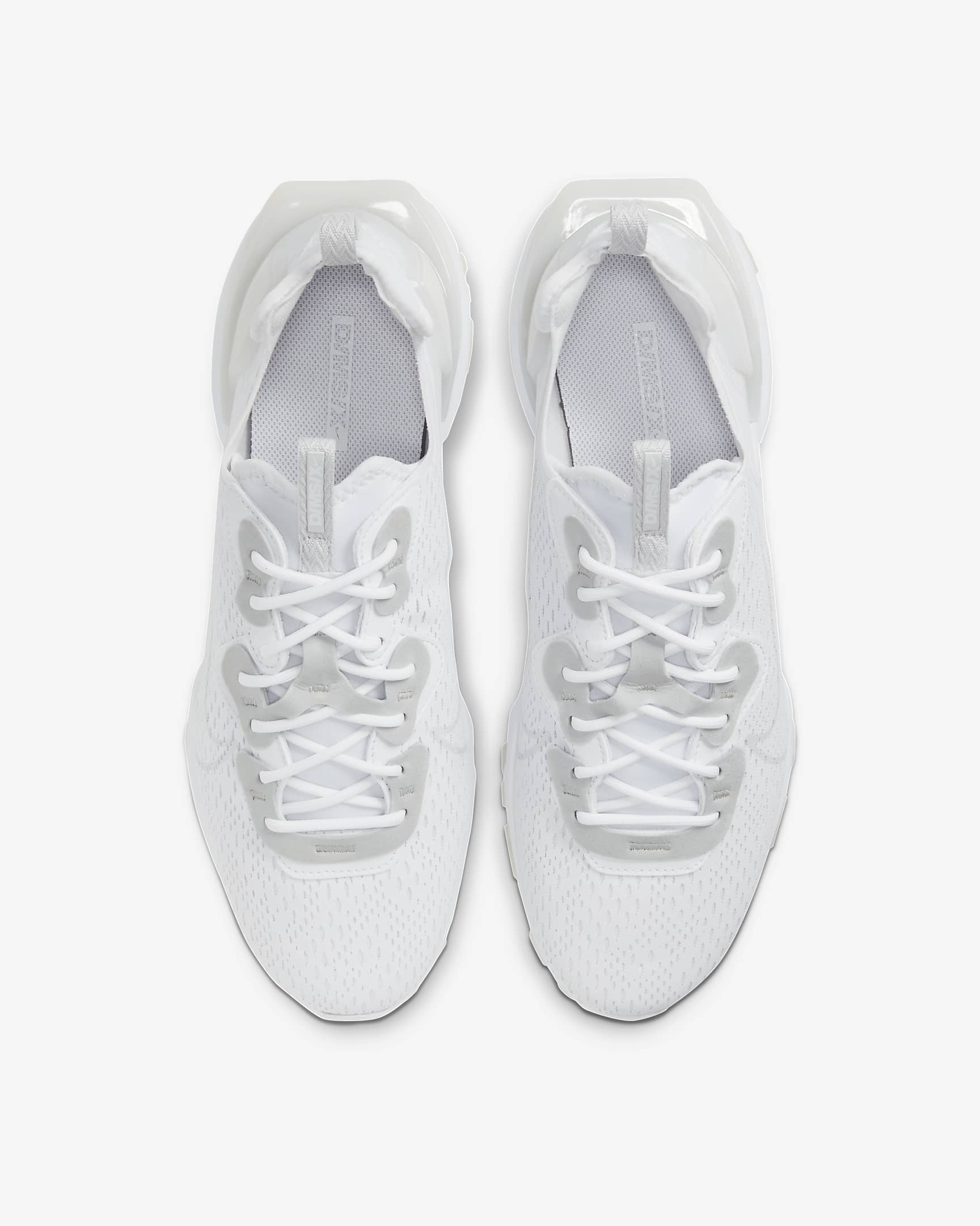 Sapatilhas Nike React Vision para homem - Branco/Branco/Cinzento Smoke claro/Cinzento Smoke claro