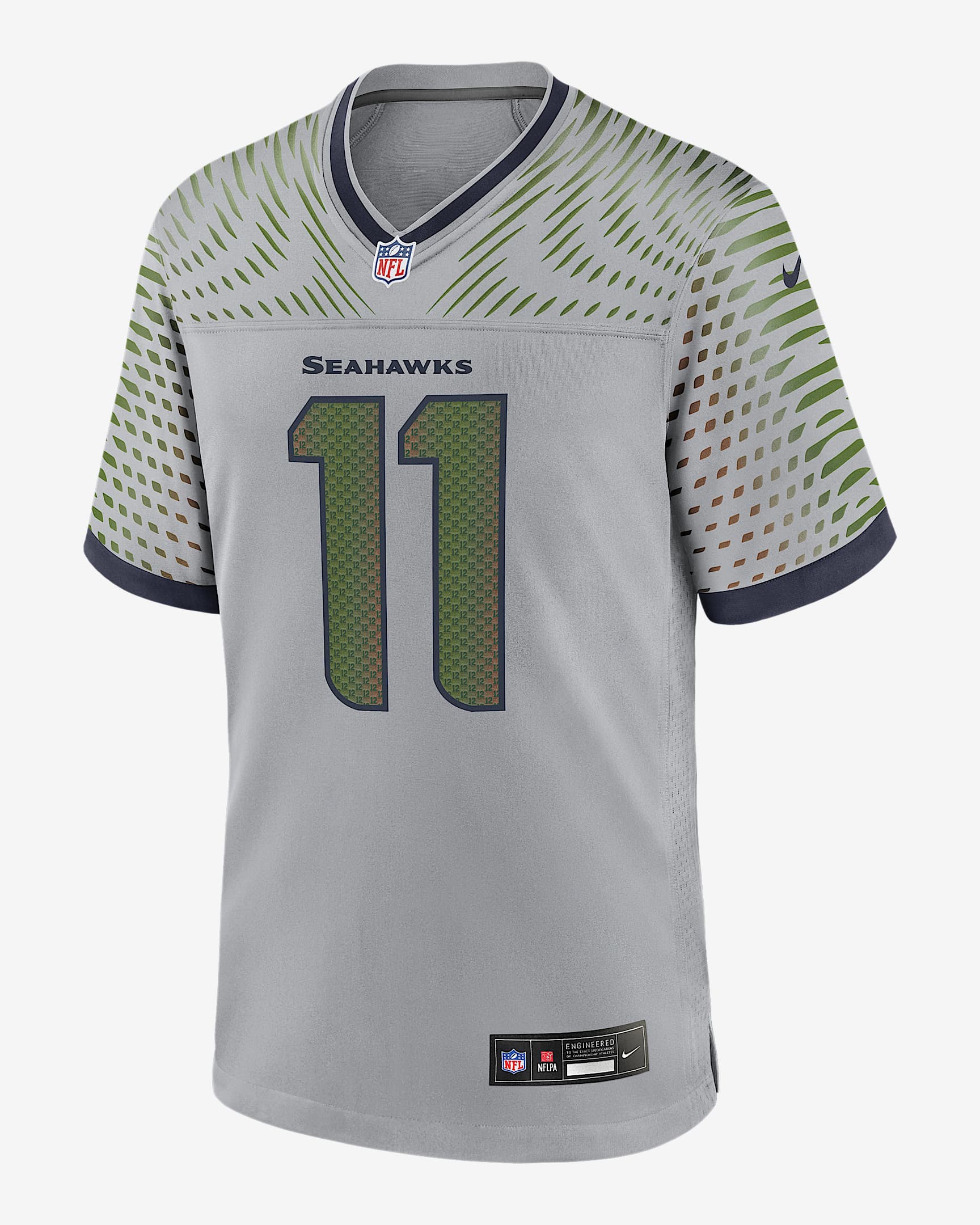 Jaxon Smith-Njigba Seattle Seahawks Rivalries Collection Men’s Nike NFL Game Jersey - Grey
