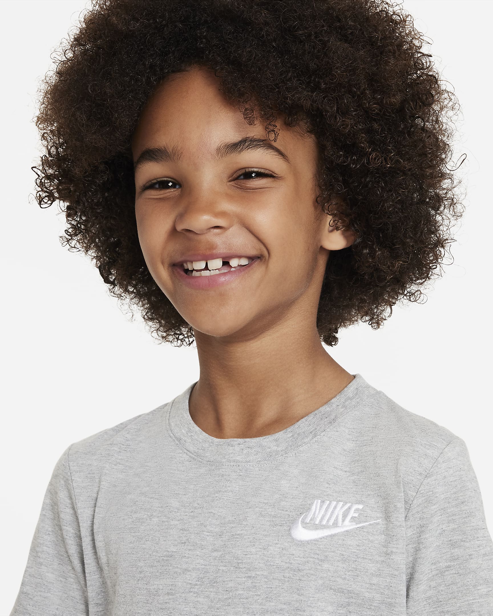 Nike Sportswear Little Kids' T-Shirt - Dark Grey Heather