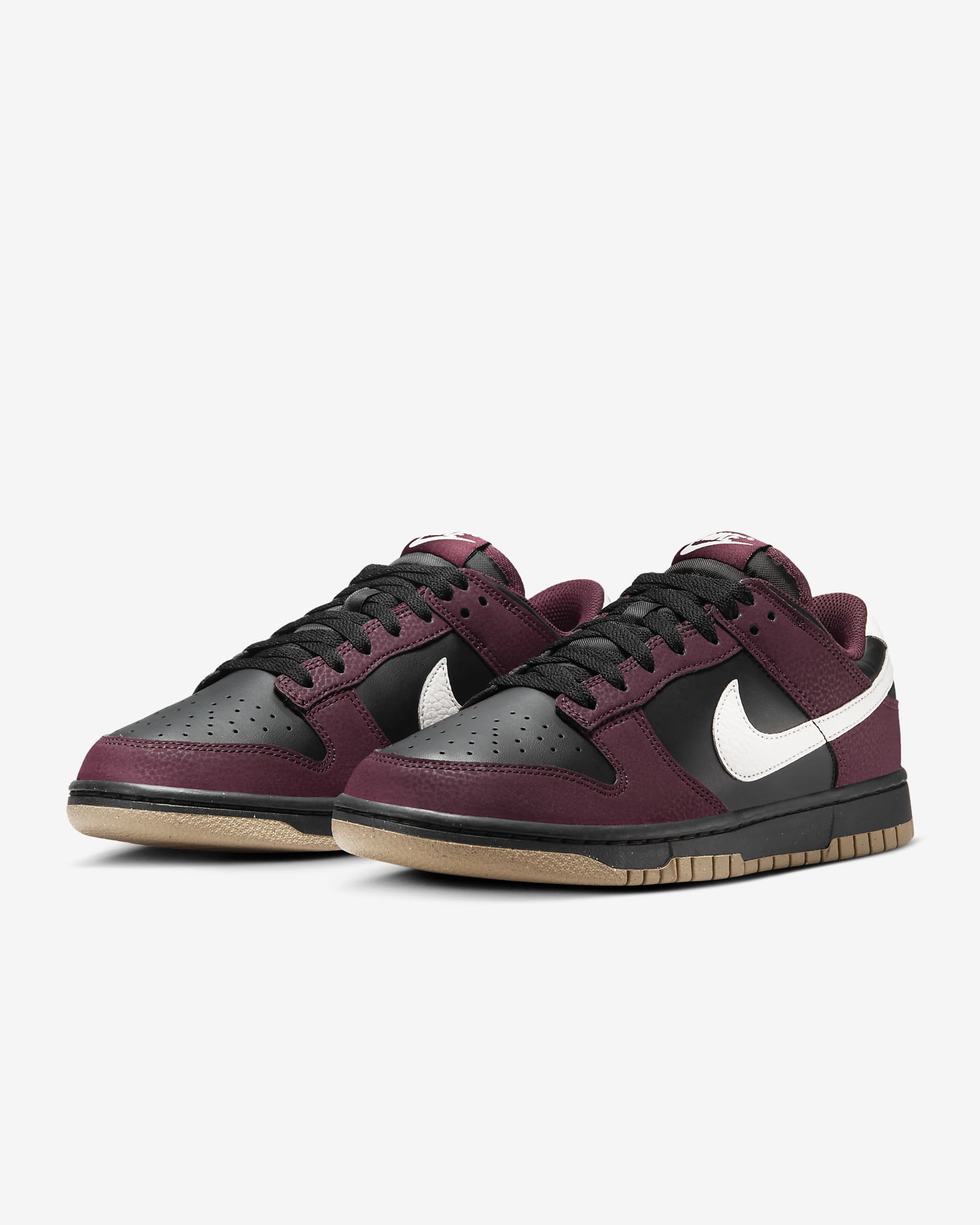 Sapatilhas Nike Dunk Low Next Nature para mulher - Borgonha Crush/Preto/Caqui/Phantom