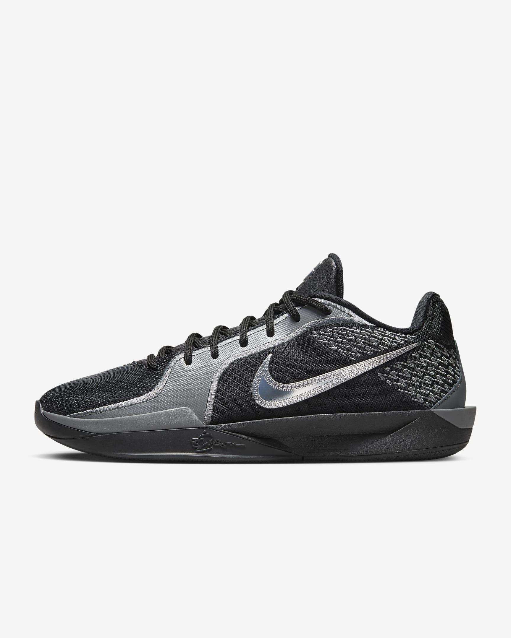 Sabrina 2 'Mirrored' Basketball Shoes - Black/Smoke Grey/Opti Yellow/Metallic Silver