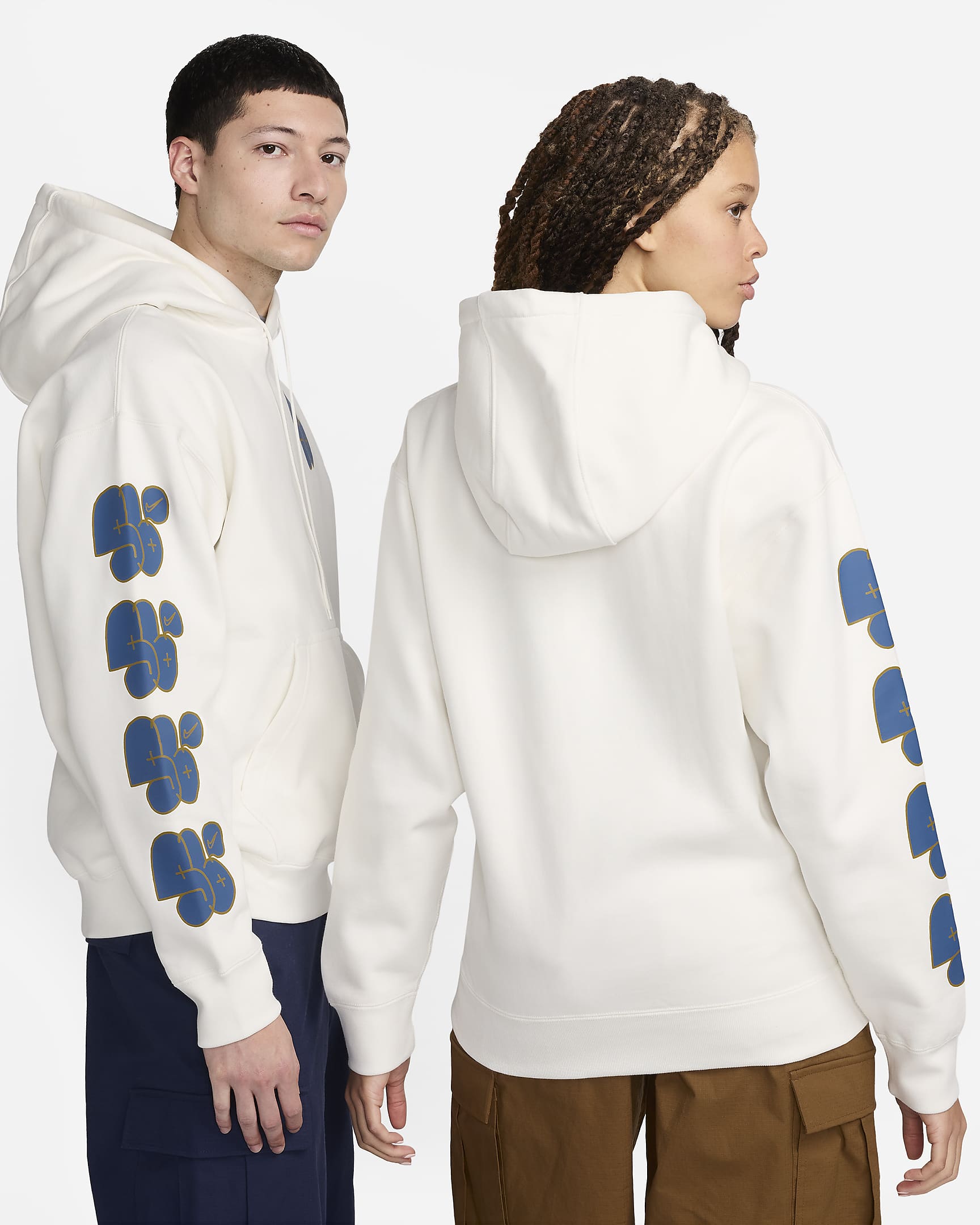 Nike SB Fleece-Skateboard-Hoodie - Sail