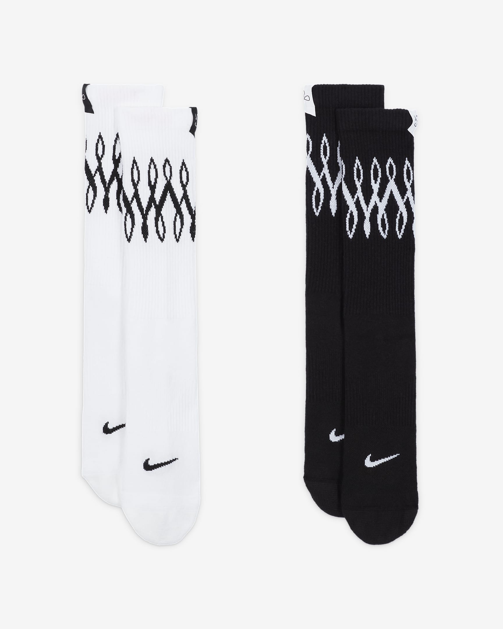 Serena Williams Design Crew Cushioned Crew Socks (2 Pairs). Nike ID