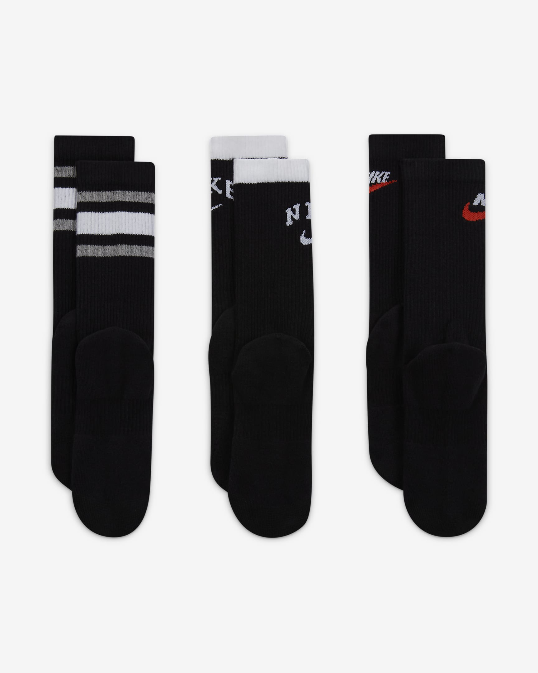 Nike Everyday Plus Cushioned Crew Socks - Multi-Color