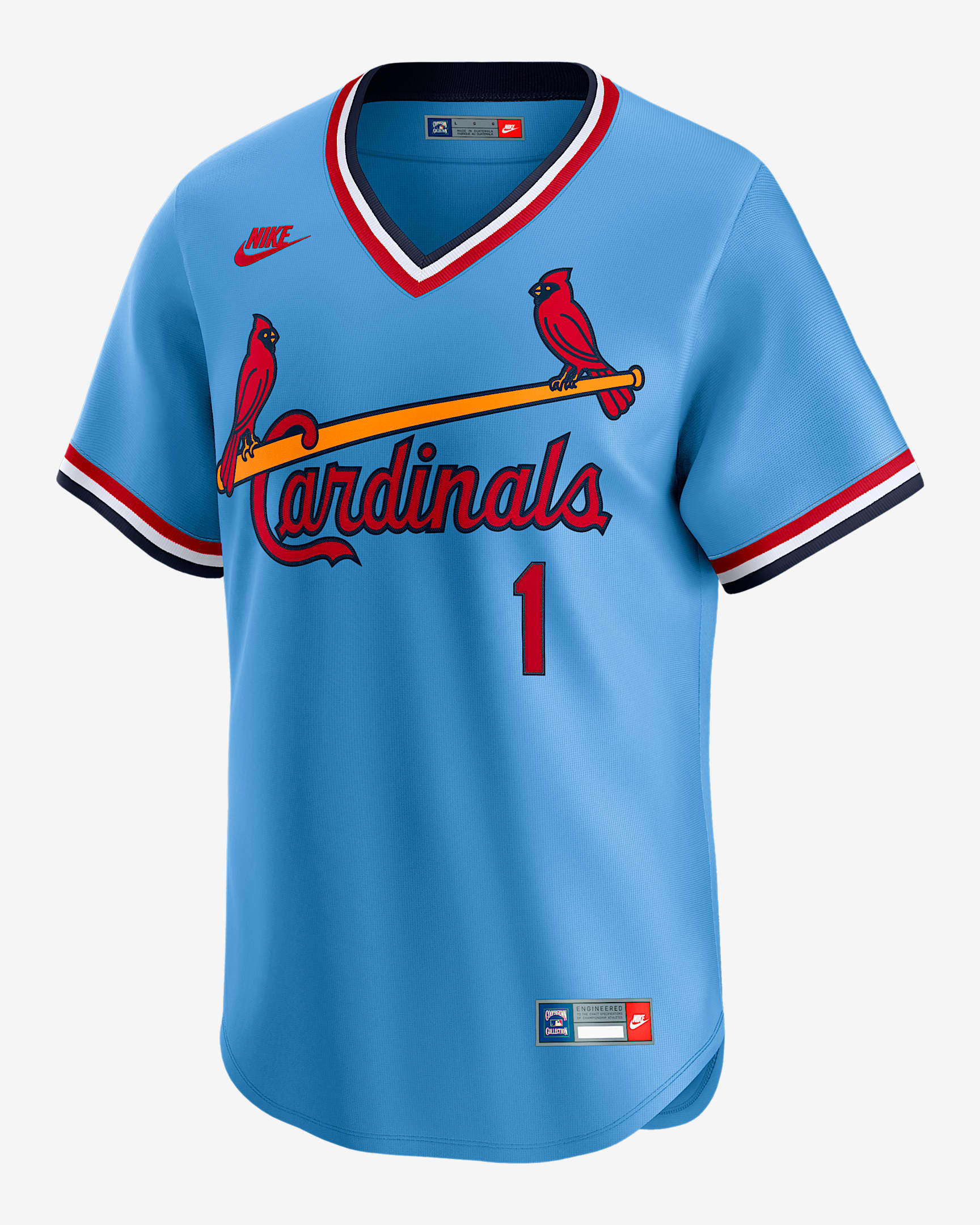 Ozzie Smith St. Louis Cardinals Cooperstown Men's Nike Dri-FIT ADV MLB Limited Jersey - Blue