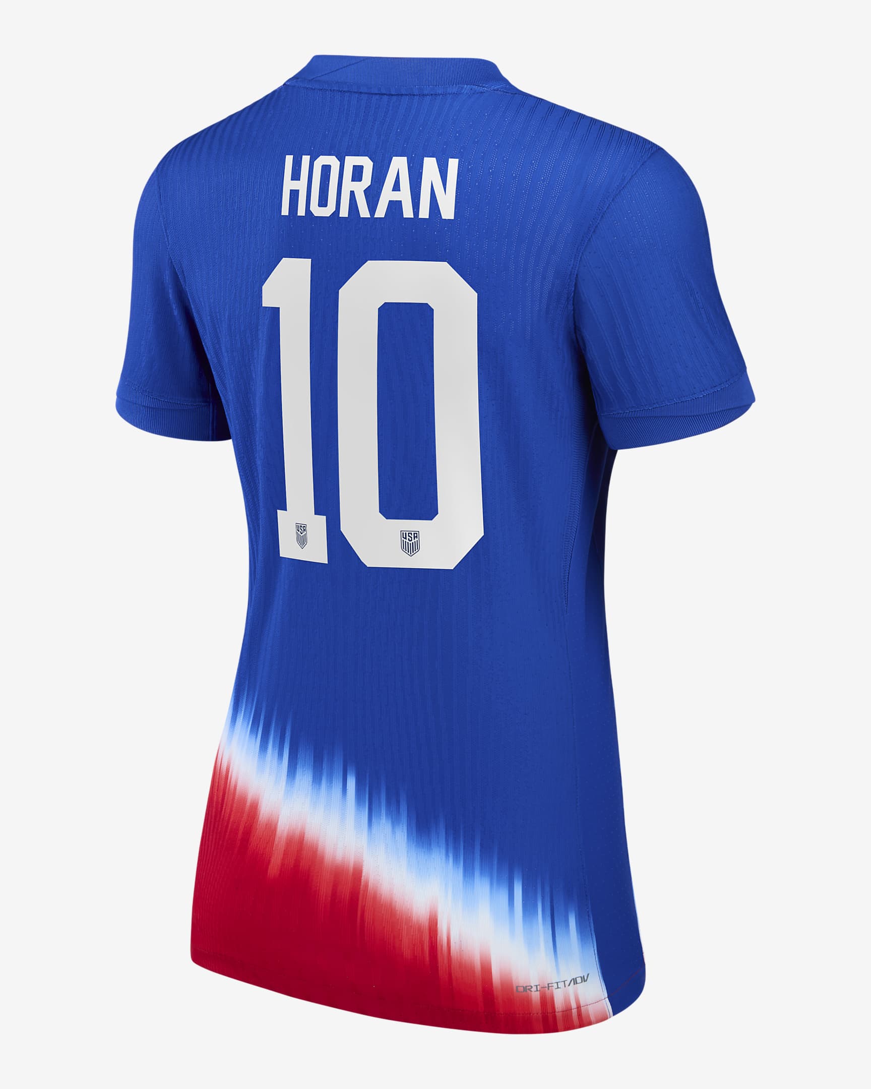 Lindsey Horan USWNT 2024 Match Away Women's Nike Dri-FIT ADV Soccer Jersey - Royal