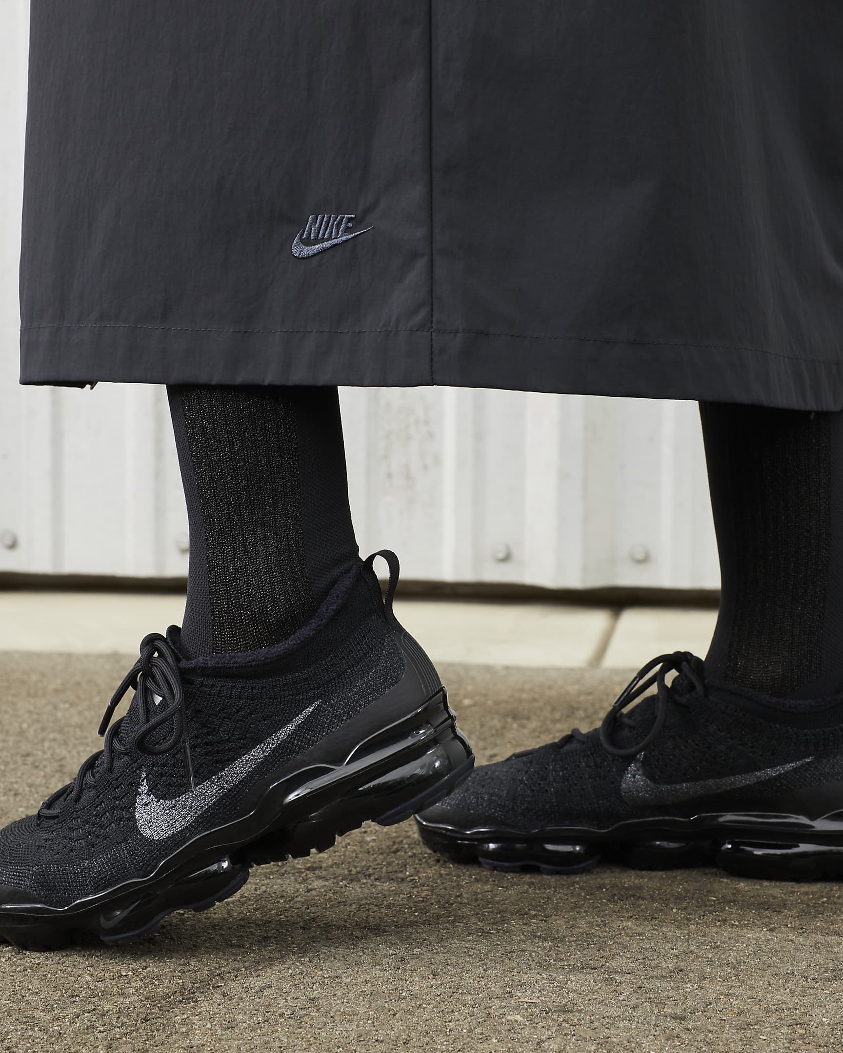 Nike Air VaporMax 2023 Flyknit 女鞋 - 黑色/黑色/Anthracite