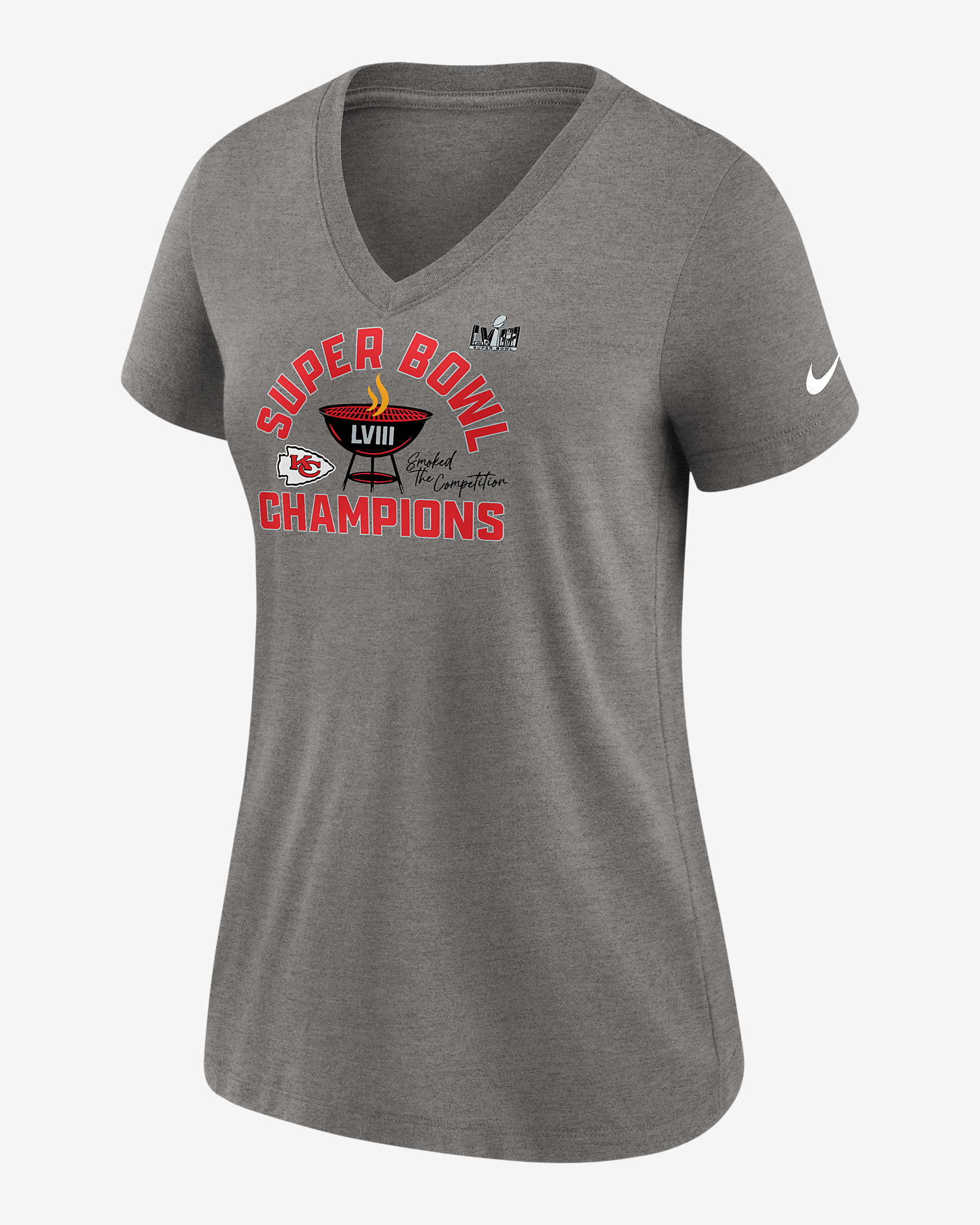 Playera Nike de la NFL para mujer Kansas City Chiefs Super Bowl LVIII ...