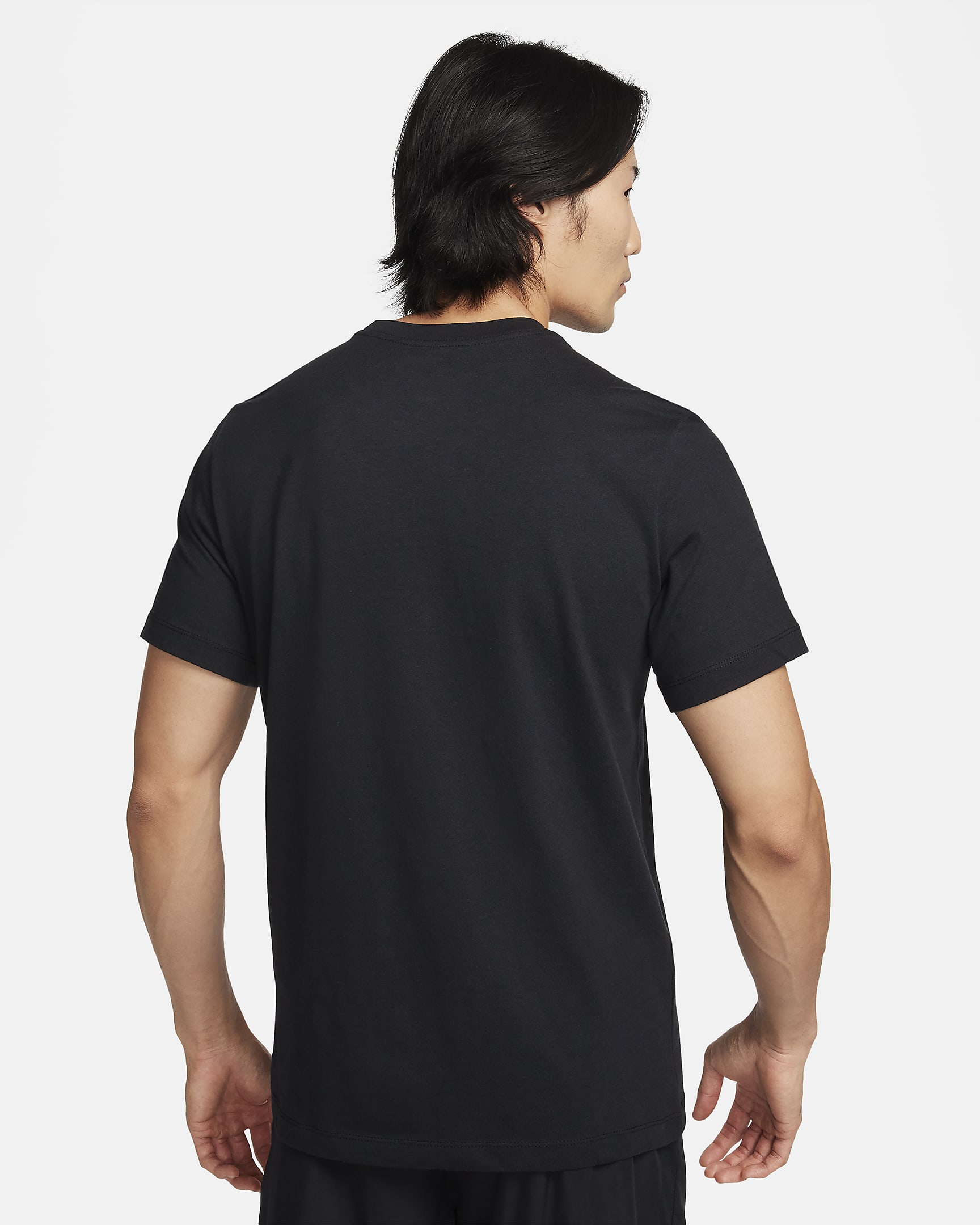 Nike fitnessshirt voor heren - Zwart