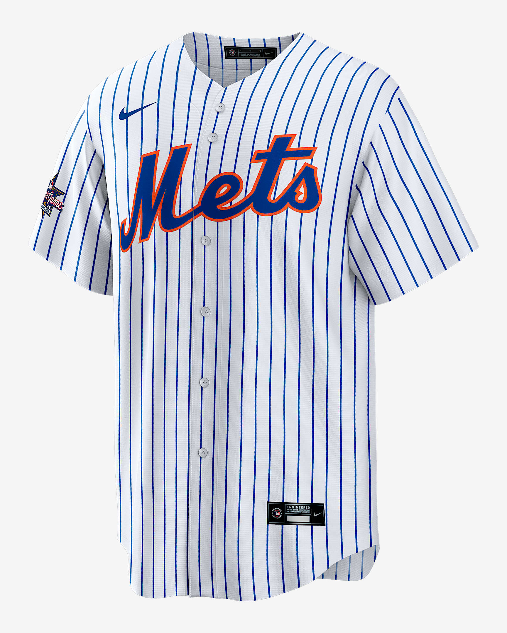 Jersey Nike de la MLB Replica para hombre New York Mets 2025 All-Star Game - Blanco