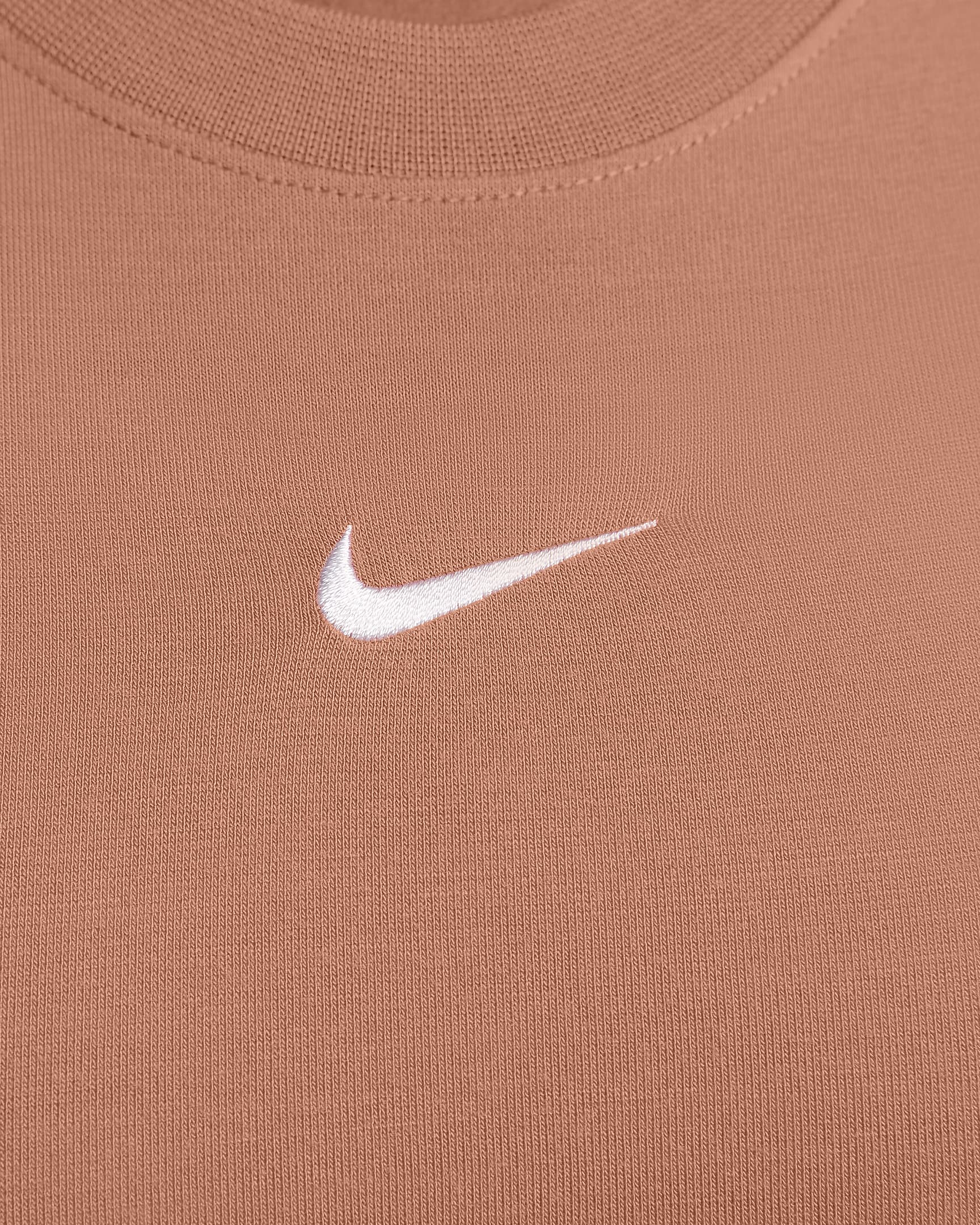 tan nike shirt womens