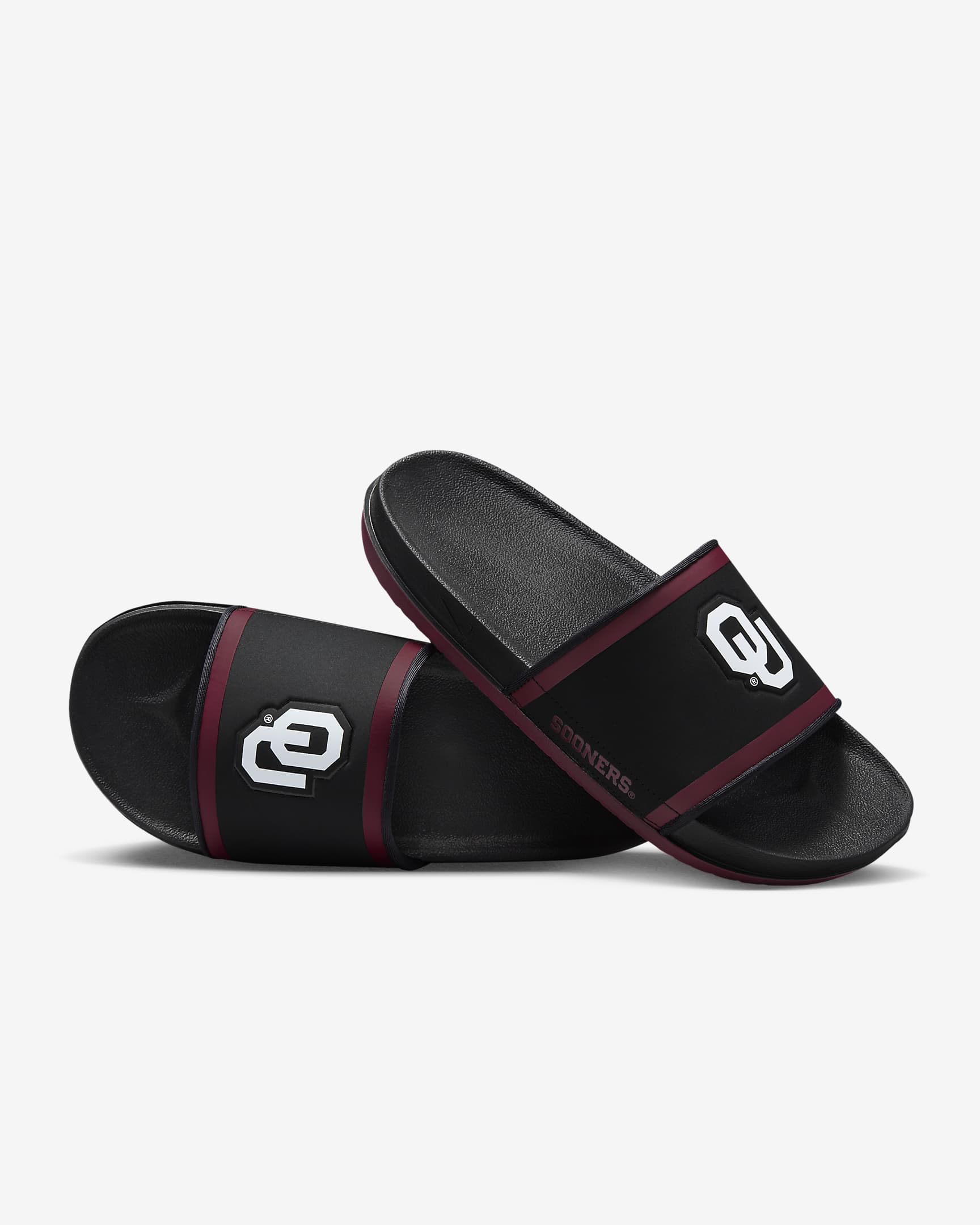 Nike Offcourt (Oklahoma) Slide - Black/Team Crimson/White