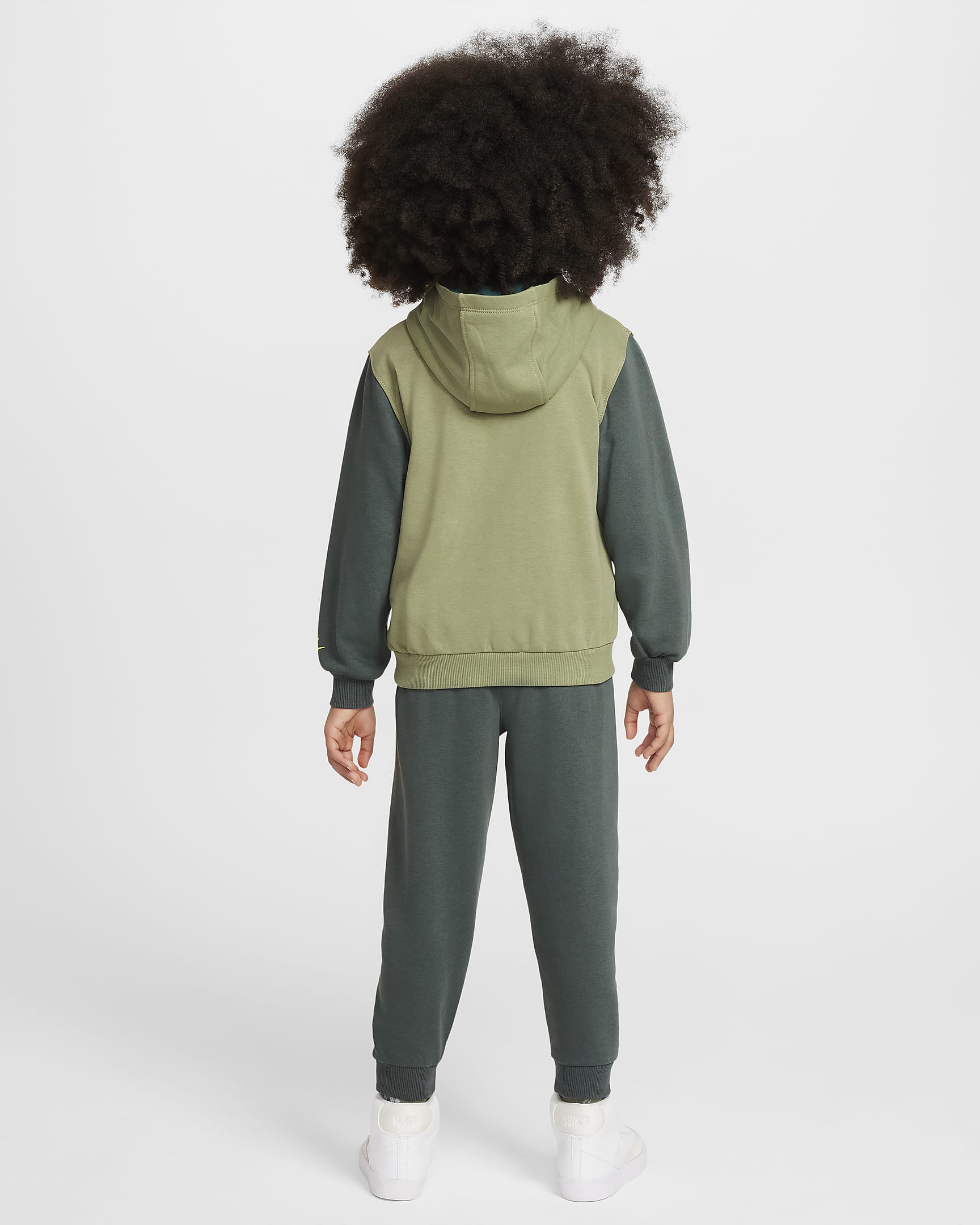 Nike Sportswear "Express Yourself" Little Kids' 2-Piece Pullover Set - Vintage Green