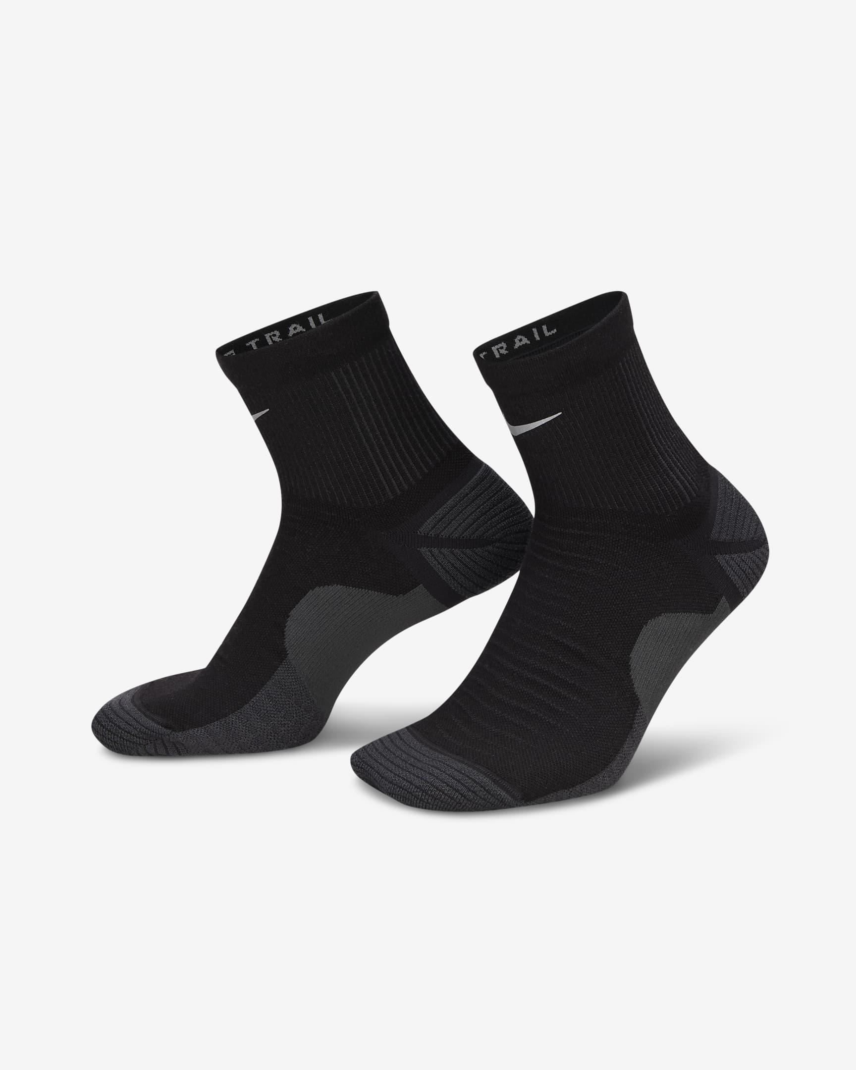 Nike Trail-Running Ankle Socks (1 Pair) - Black/Anthracite