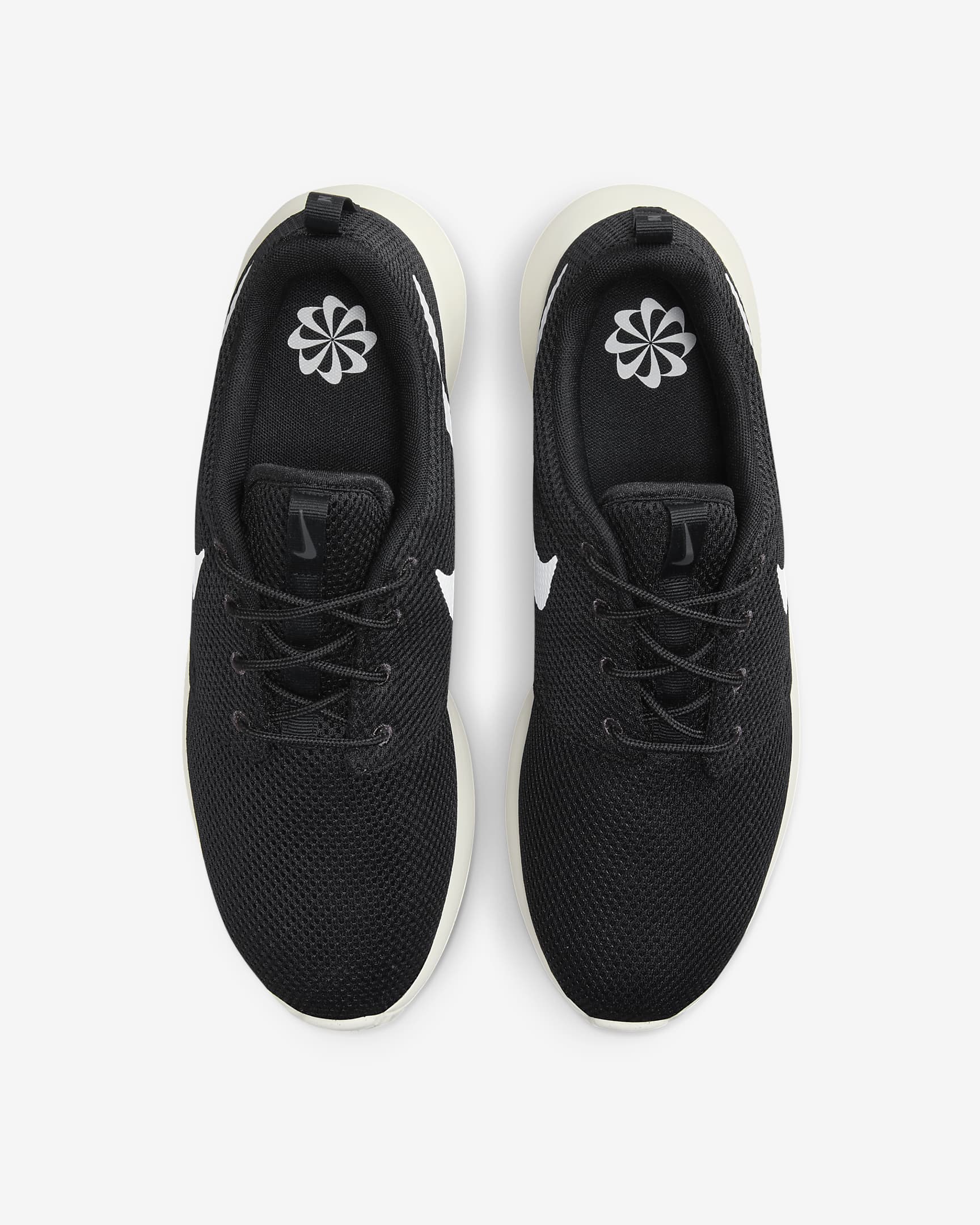 Roshe G Next Nature Herren-Golfschuh - Schwarz/Anthracite/Sail/Weiß