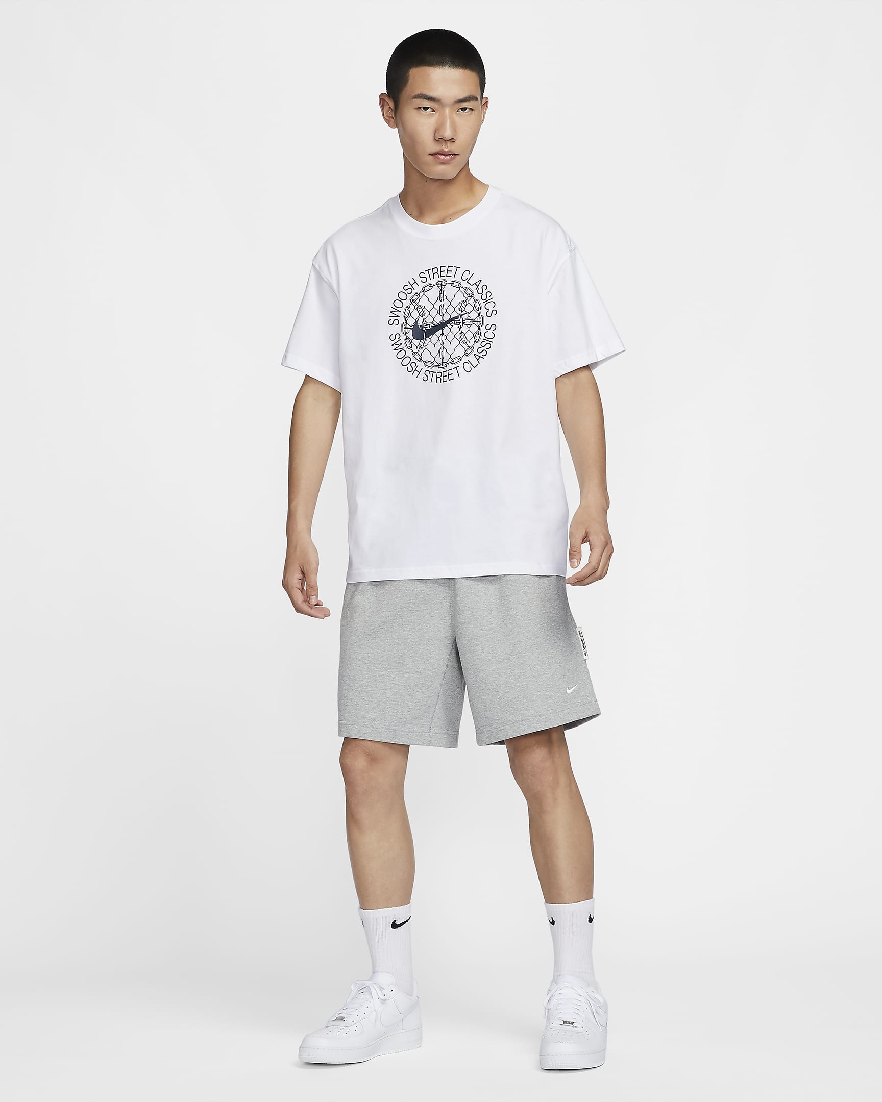 Nike Men's Max90 Basketball T-Shirt - White