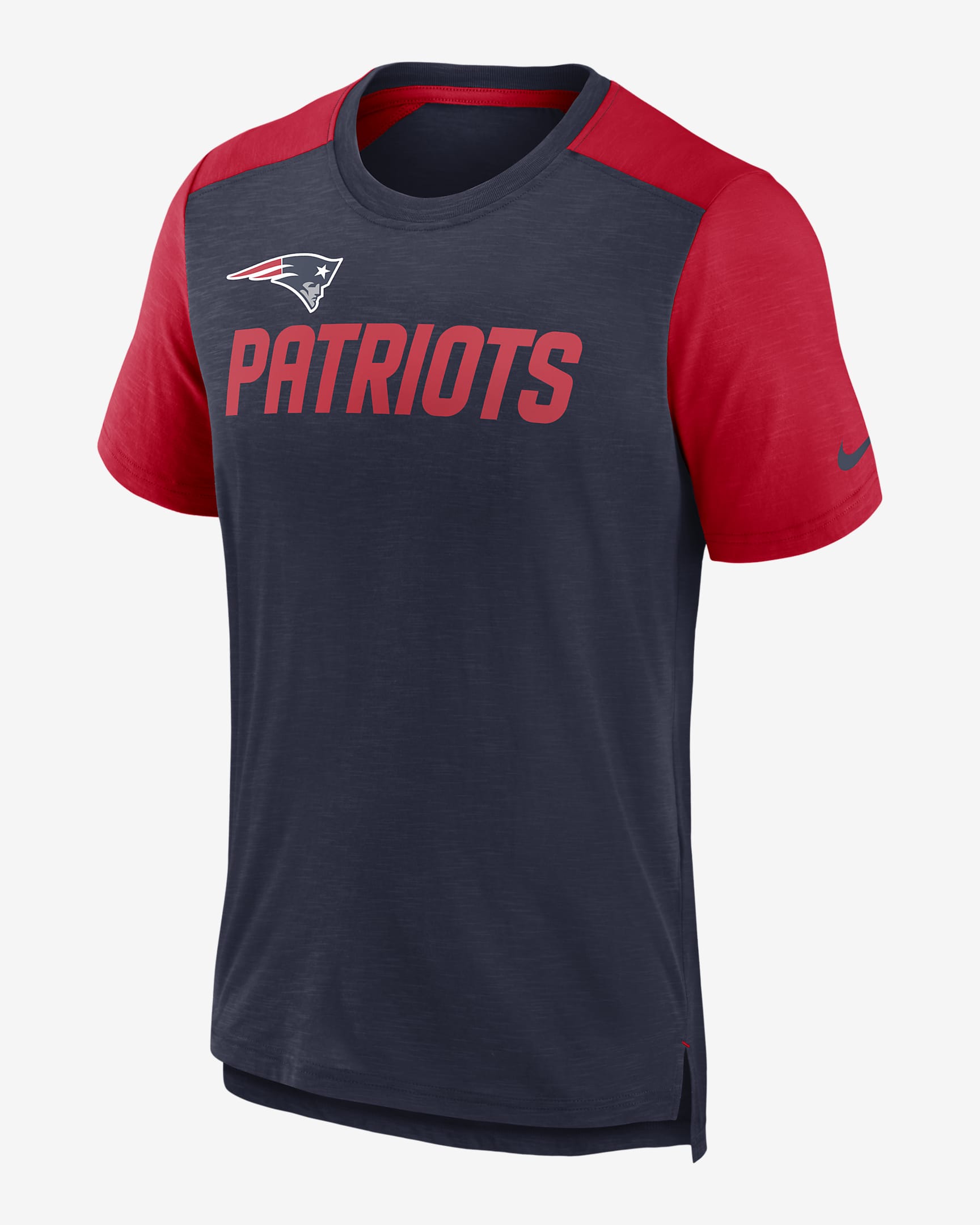 Nike Color Block Team Name (NFL New England Patriots) Men's T-Shirt ...