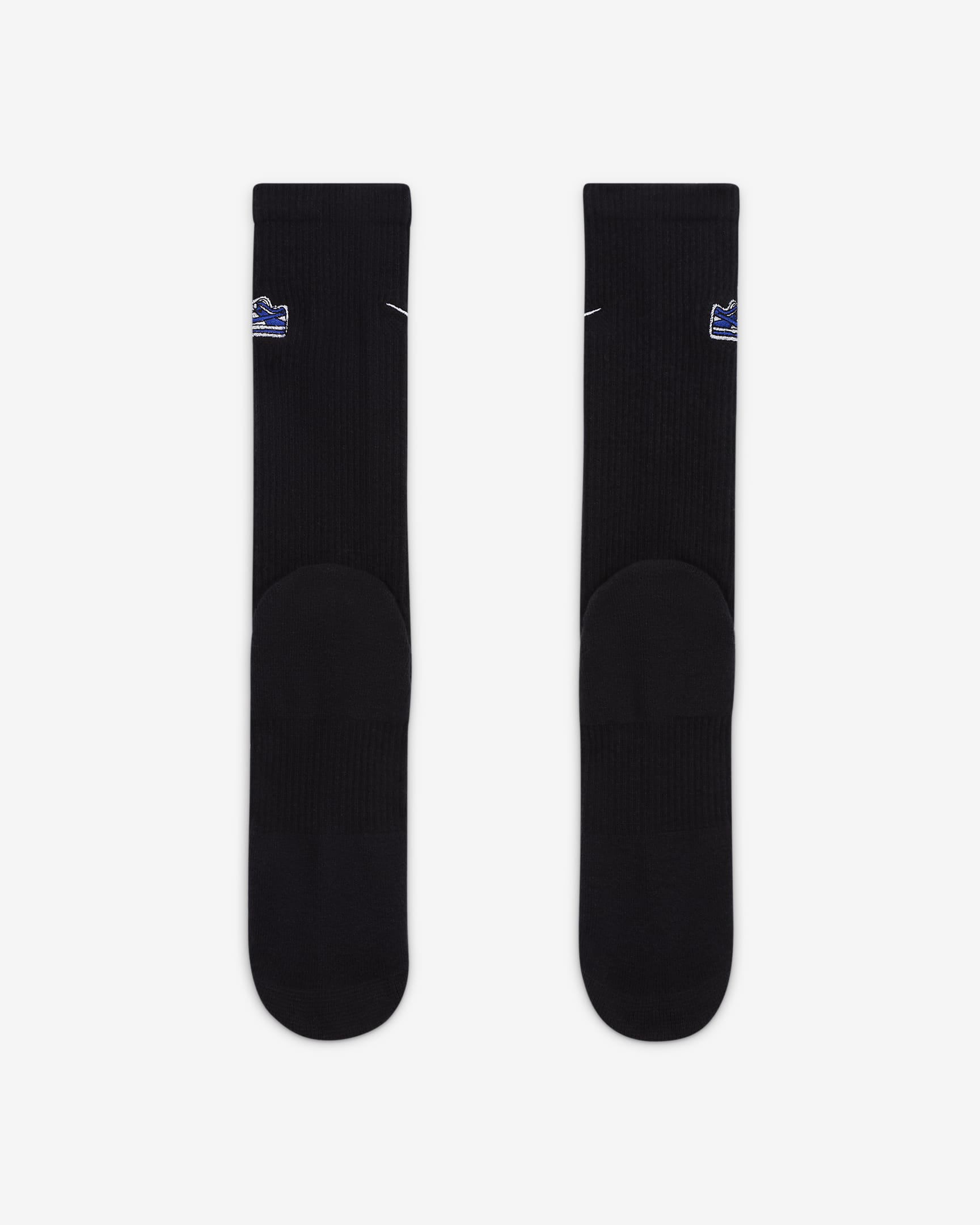 Nike Everyday Plus gepolsterte Crew-Socken (1 Paar) - Schwarz/Varsity Royal/Weiß