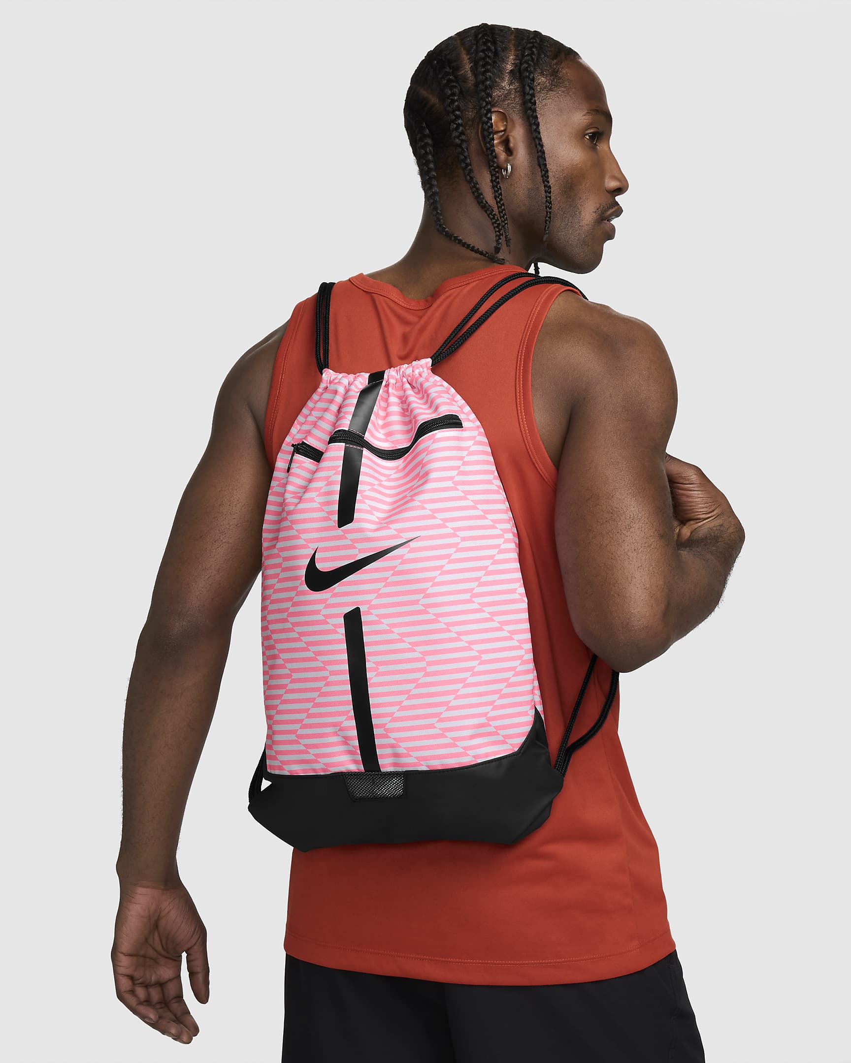 Nike Academy Football Gymsack (18L) - Sunset Pulse/Black/Black