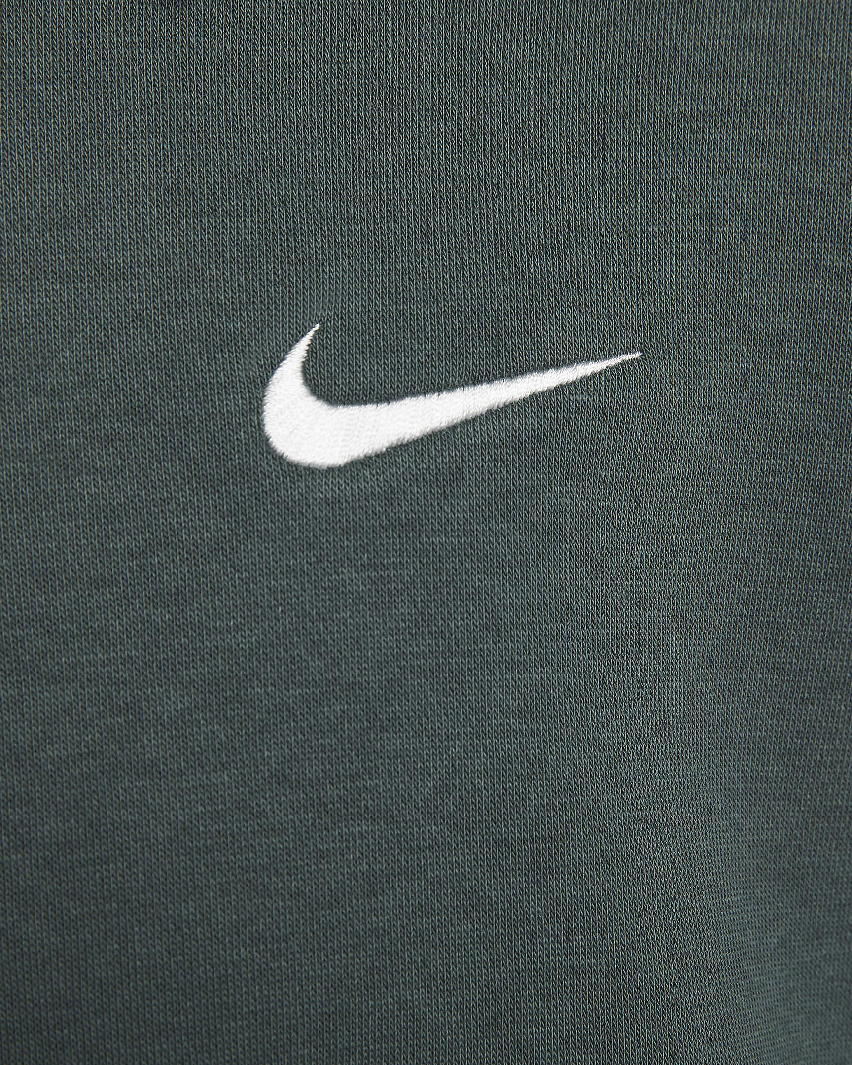 เสื้อโปโลซิปสั้นโอเวอร์ไซส์ผู้หญิง Nike Sportswear Phoenix Fleece - Vintage Green/Sail