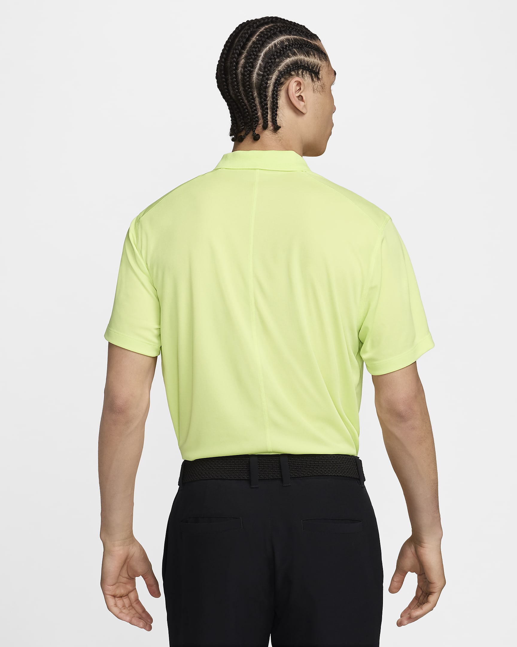 Nike Dri-FIT Victory golfskjorte til herre - Light Lemon Twist/Svart