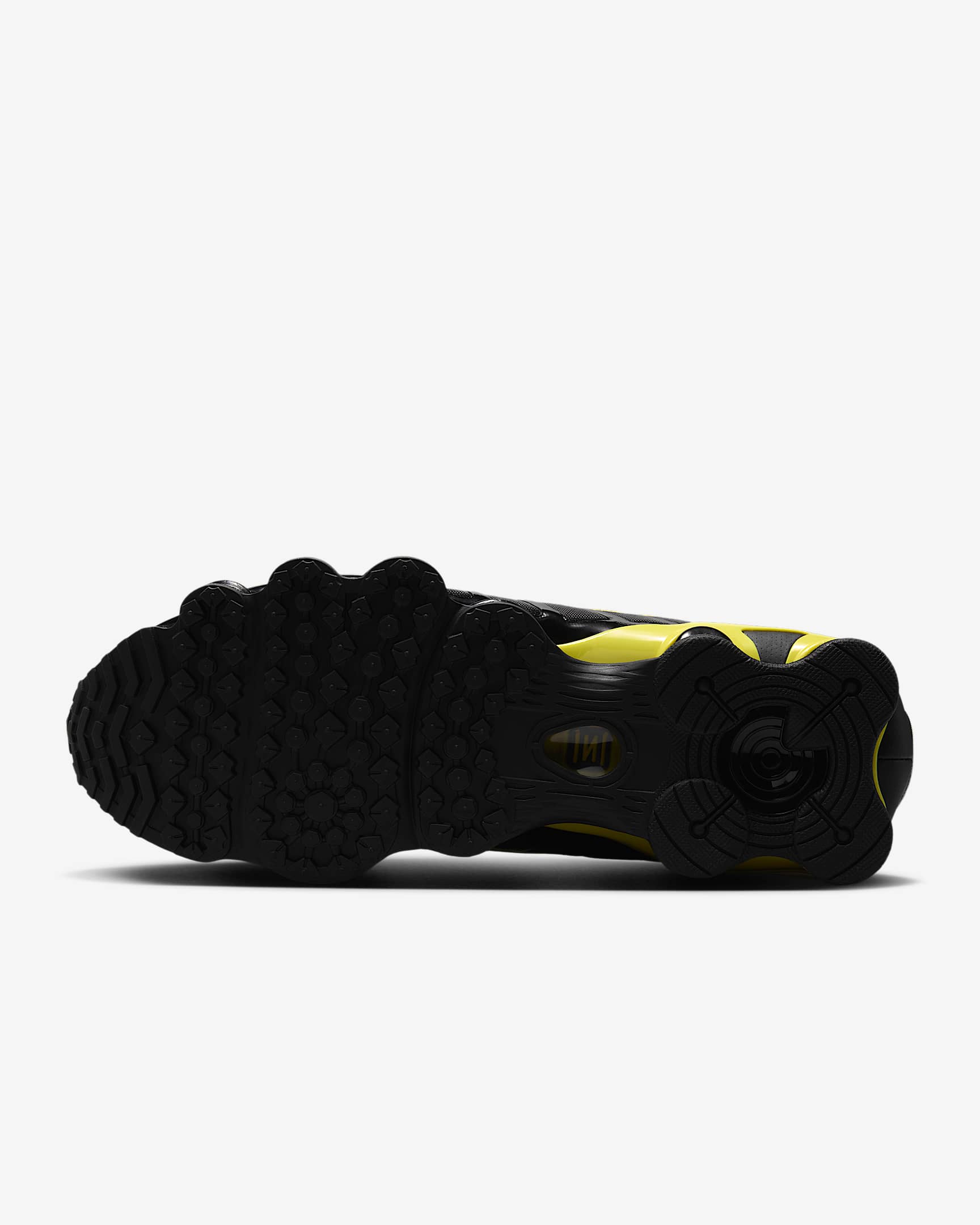 Nike Shox TL Men's Shoes - Black/Dynamic Yellow/Metallic Silver