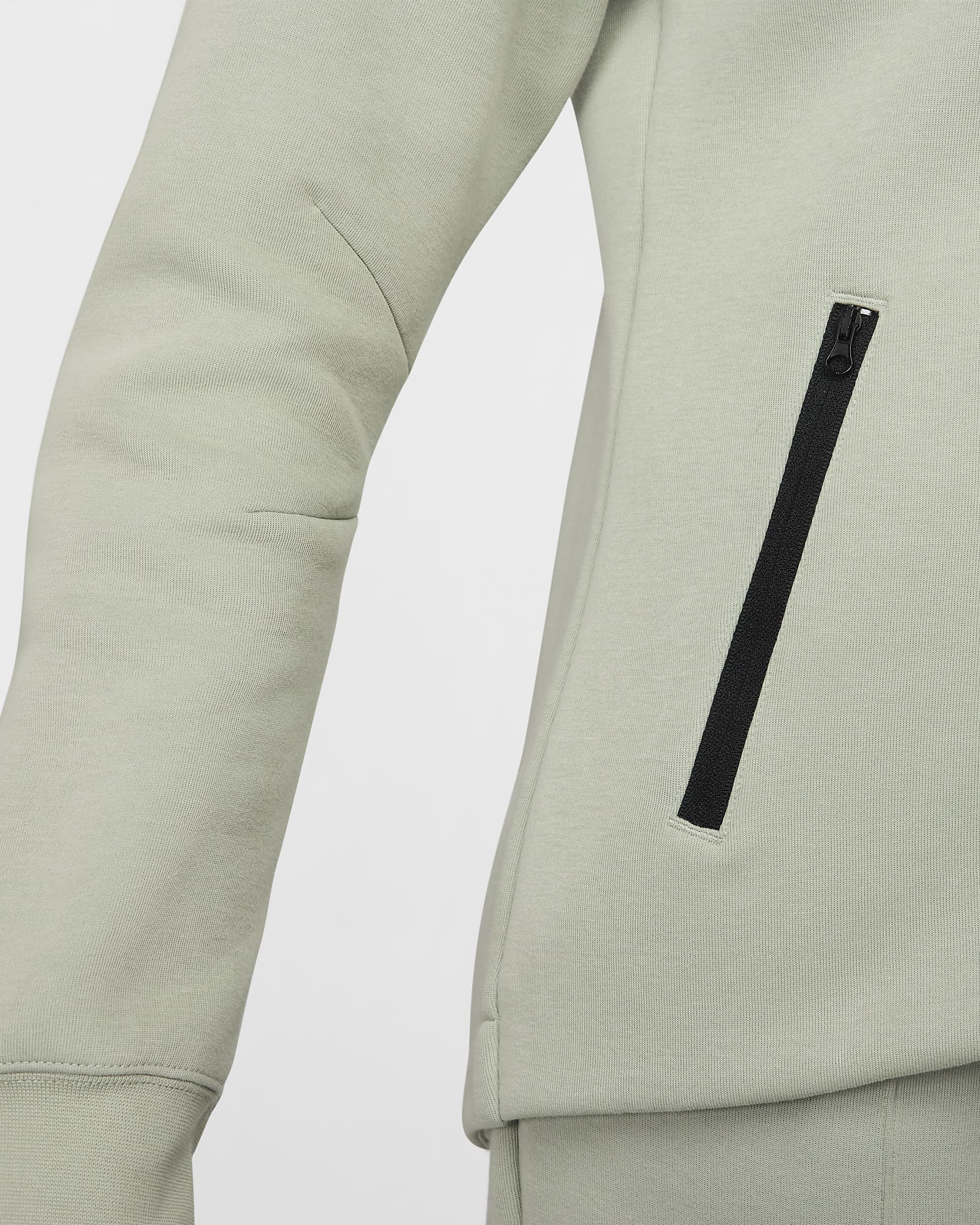 Sweat à capuche et zip Nike Sportswear Tech Fleece Windrunner pour femme - Jade Horizon/Noir