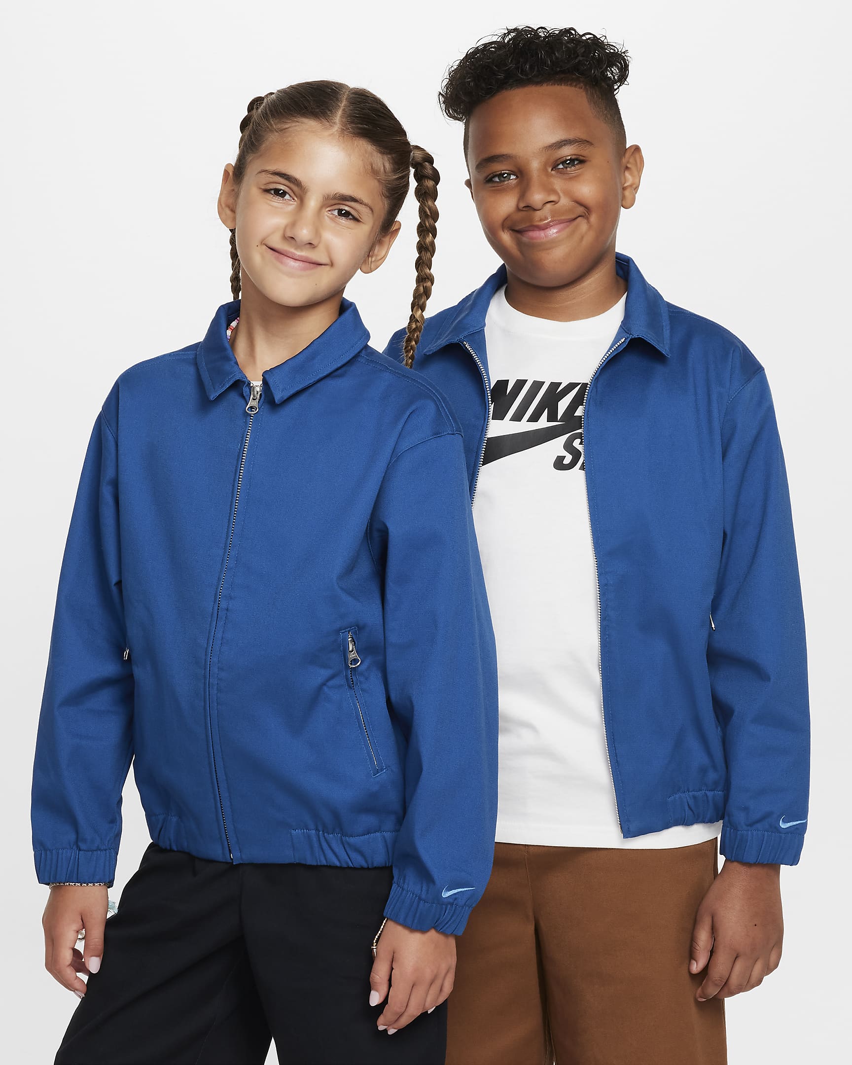 Veste de coach de skate Nike SB pour ado - Court Blue/Star Blue