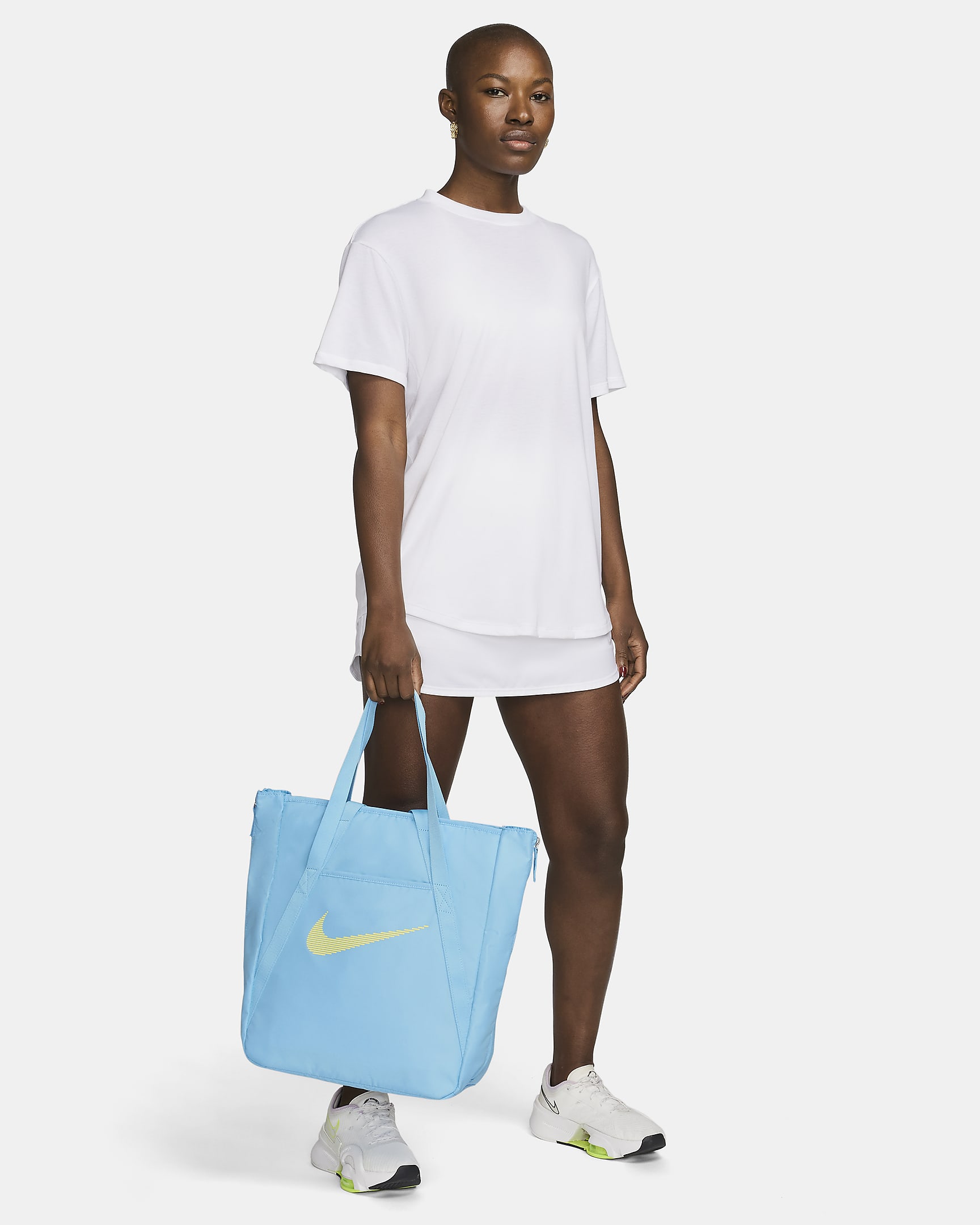 Nike Gym Tote (28L) - Aquarius Blue/Aquarius Blue/Light Laser Orange