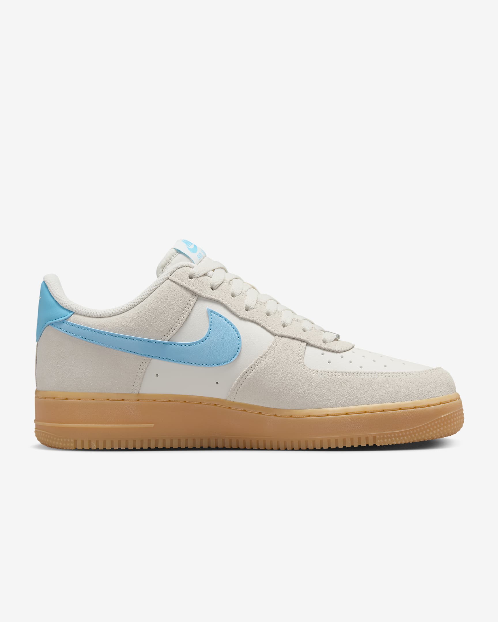 Nike Air Force 1 '07 LV8 男鞋 - Phantom/Gum Yellow/Summit White/Baltic Blue