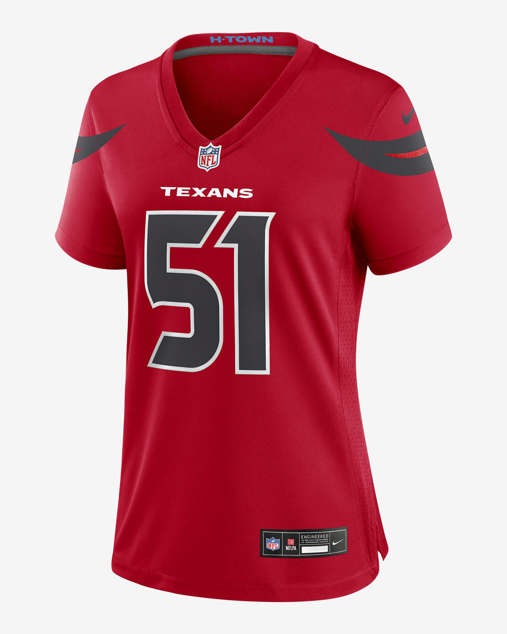 Jersey de fútbol americano Nike de la NFL Game para mujer Will Anderson Jr. Houston Texans - Rojo