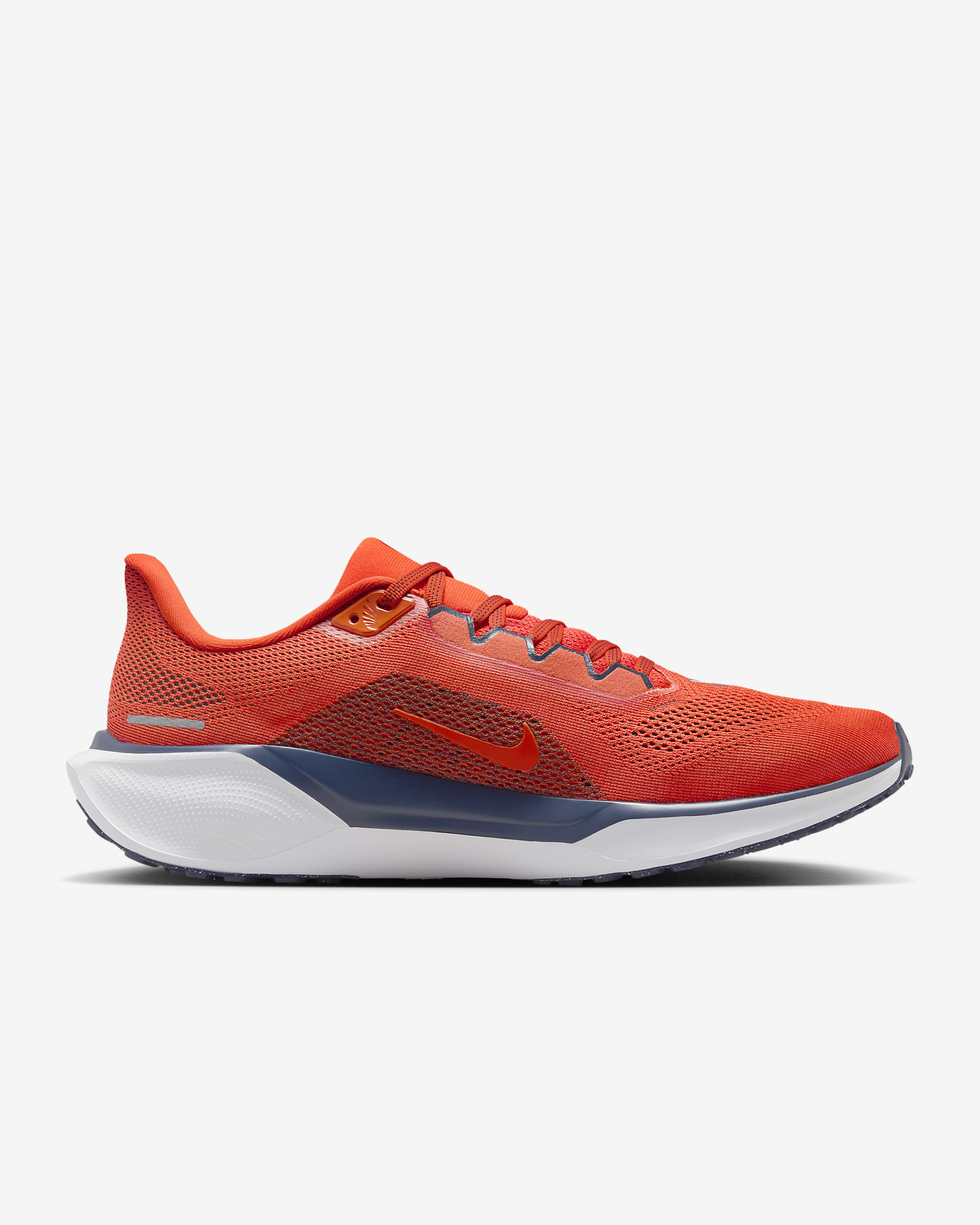 Tenis de correr en pavimento universitarios Nike para hombre Virginia Pegasus 41 - Naranja team/Blanco/Azul marino universitario/Blanco