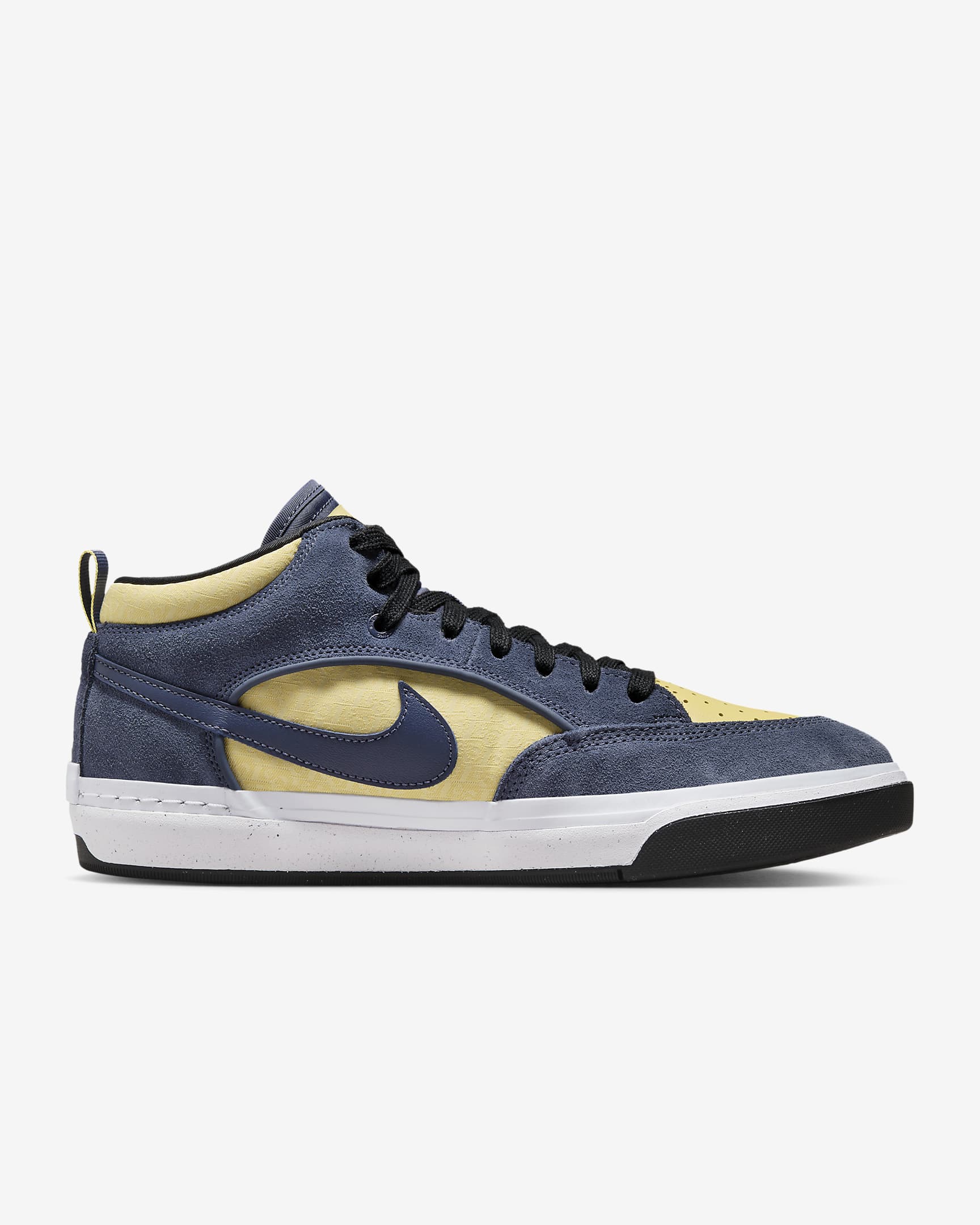 Tenis de skateboarding Nike SB React Leo - Trueno azul/Oro Saturno/Amarillo suave/Trueno azul