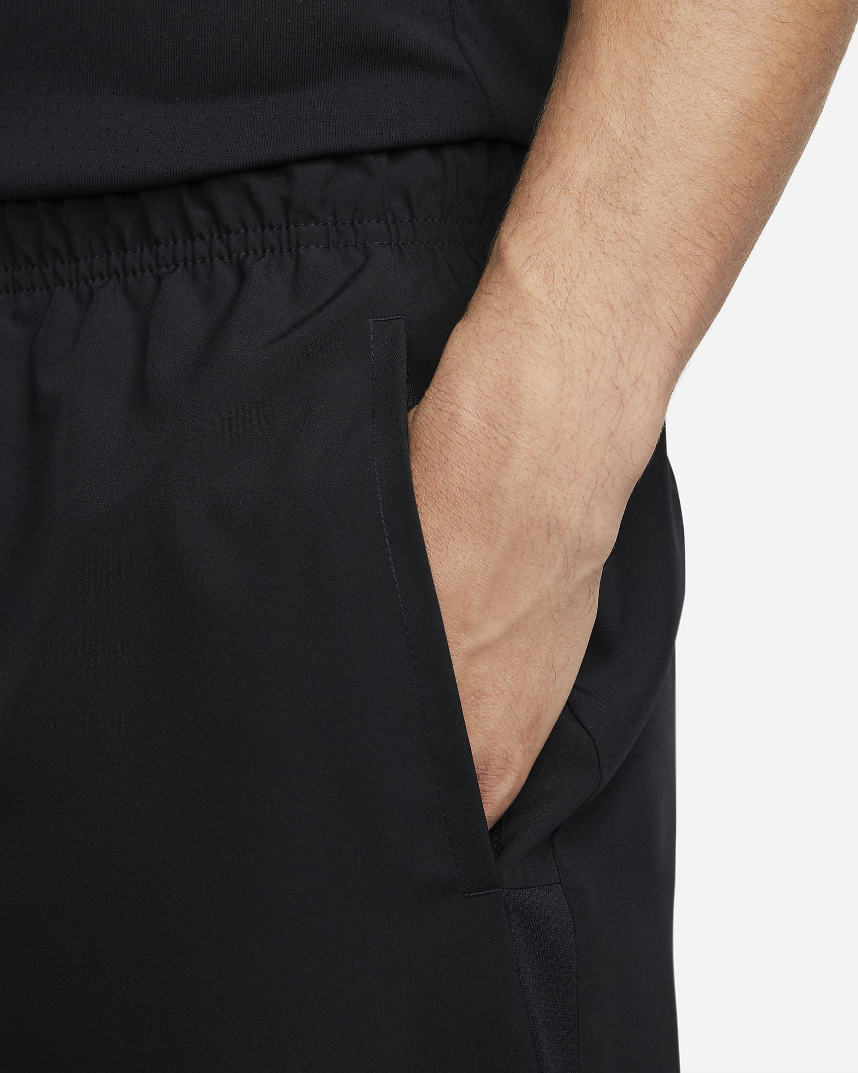 Nike Dri-FIT Challenger Men's 18cm (approx.) Brief-Lined Versatile Shorts - Black/Black/Black