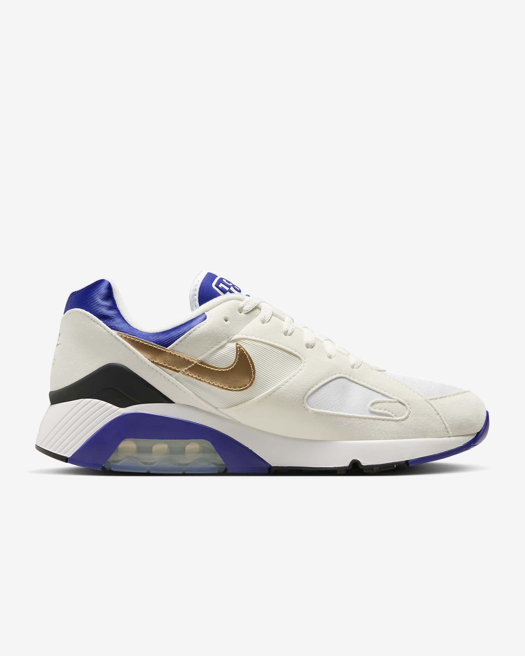 Nike Air 180 Men's Shoes - Summit White/Concord/Black/Metallic Gold