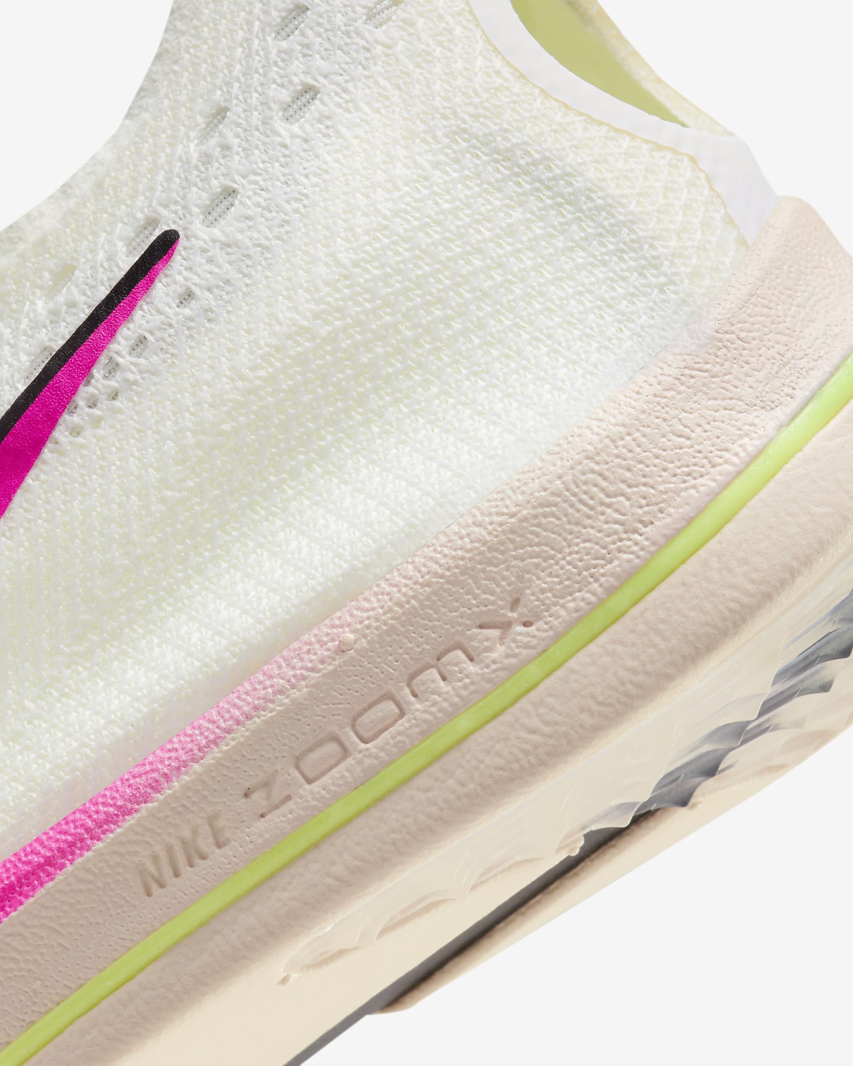 Tenis de atletismo para distancia Nike ZoomX Dragonfly - Vela/Toque de limón claro/Guayaba hielo/Rosa feroz