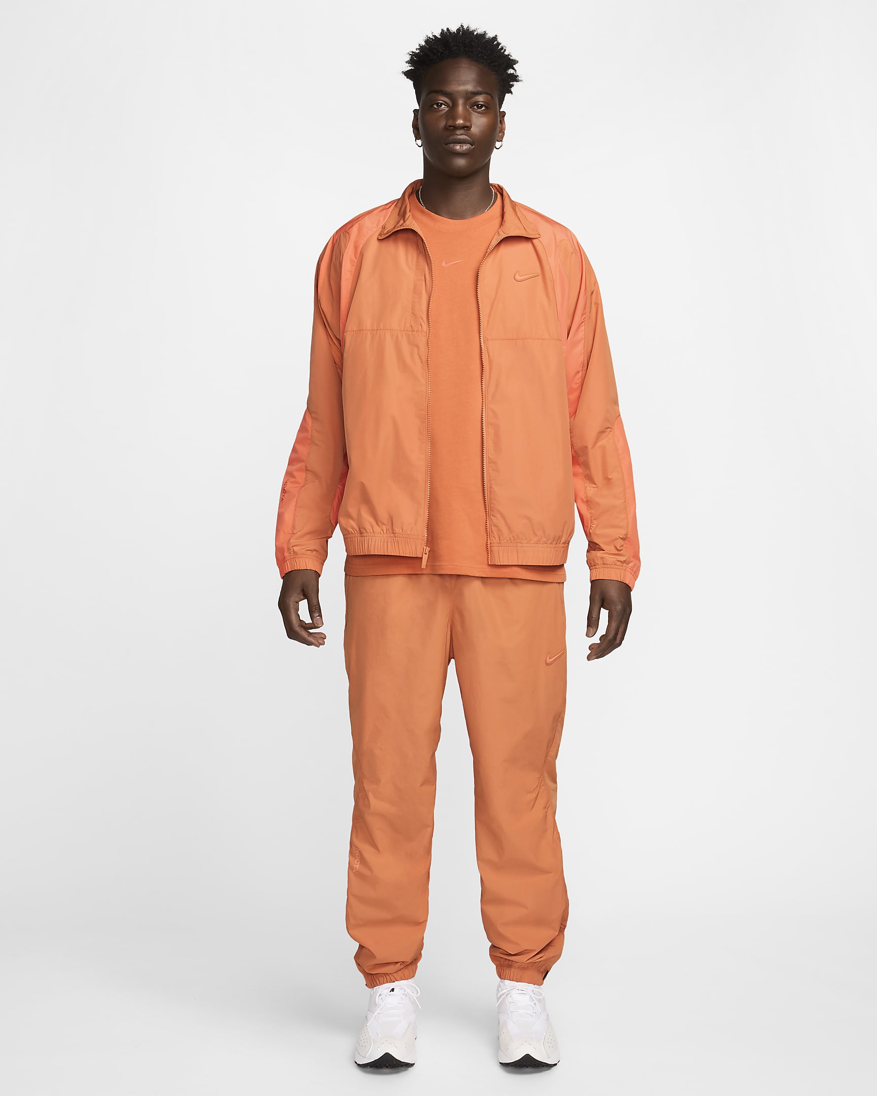 NOCTA Northstar Nylon Tracksuit Jacket - Hot Curry/Orange Trance/Orange Trance