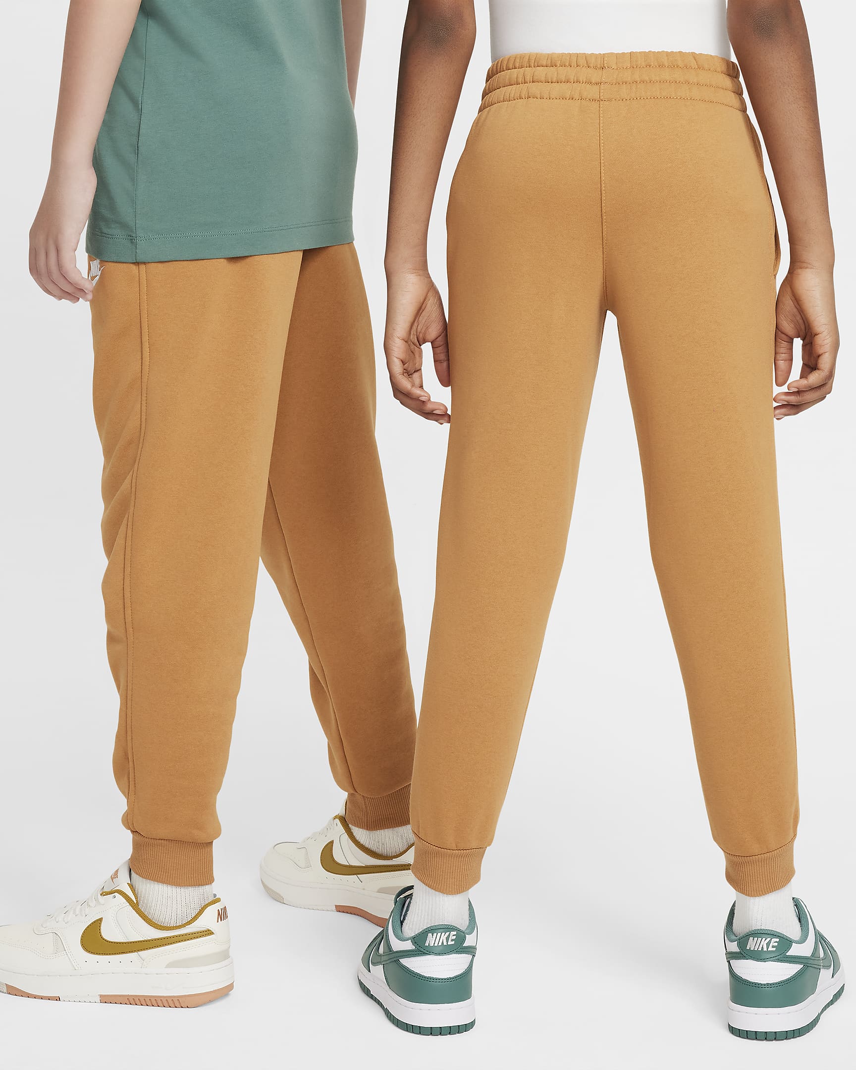 Nike Sportswear Club Fleece Pantalons jogger - Nen/a - Flax/Blanc