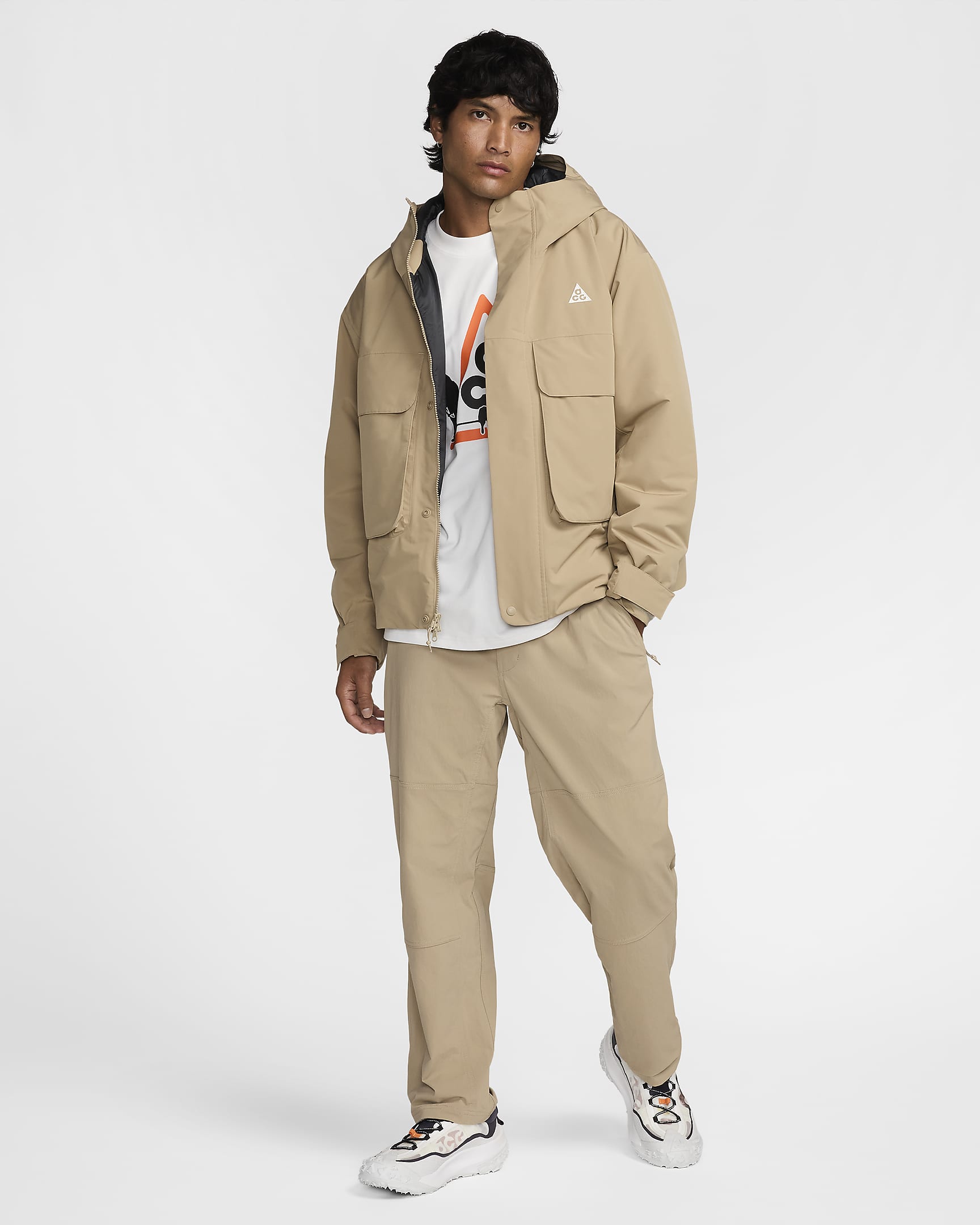 Pantalon de randonnée UV Nike ACG pour homme - Khaki/Light Iron Ore/Summit White