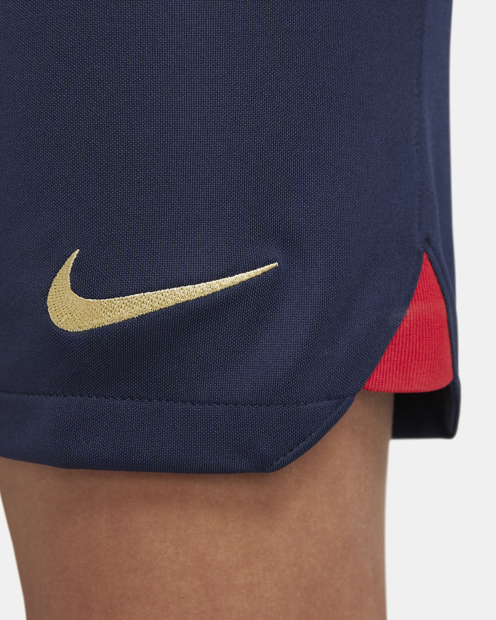 FC Barcelona 2022/23 Stadium Home Big Kids' Nike Dri-FIT Soccer Shorts ...