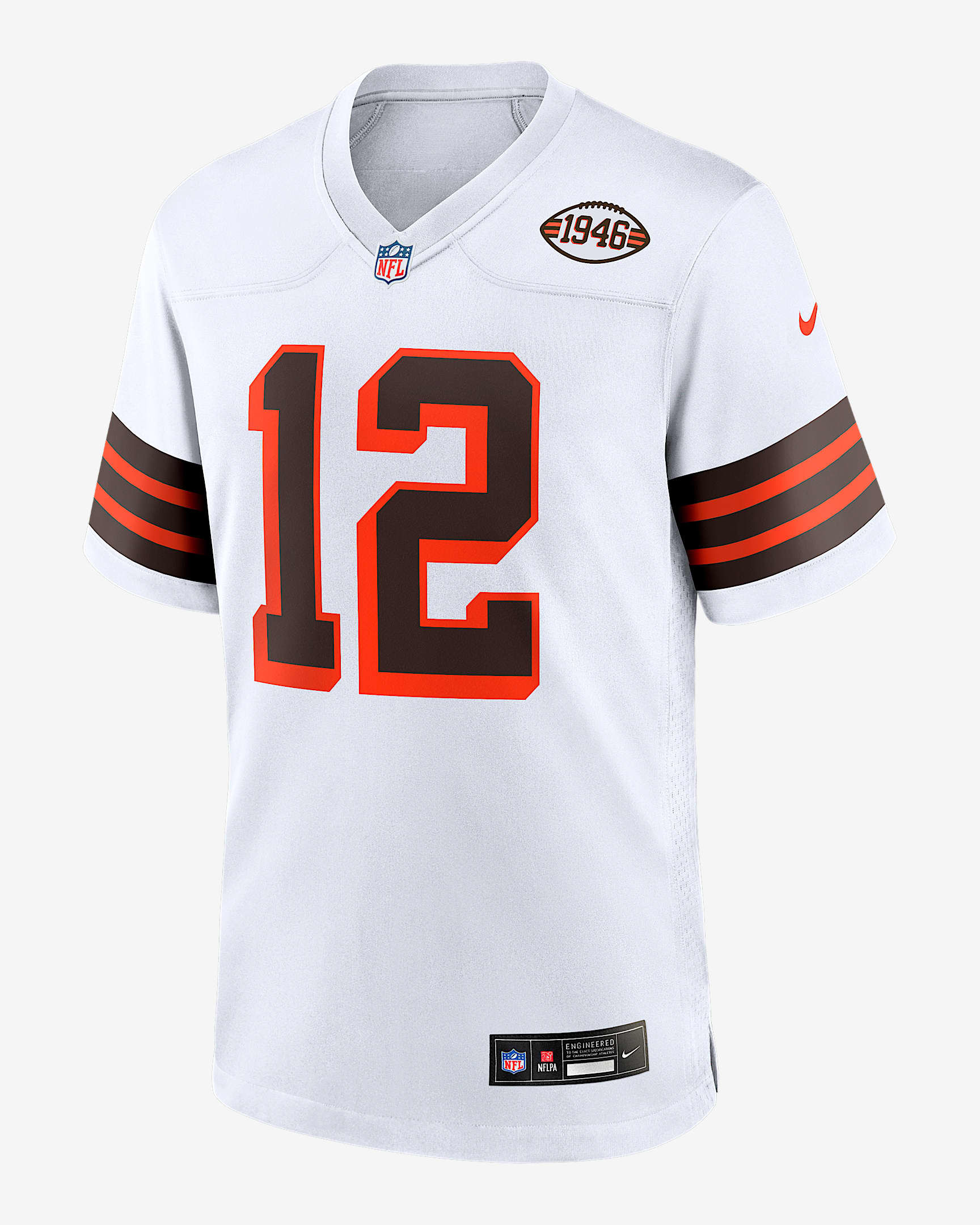 Shedeur Sanders Cleveland Browns 2025 NFL Draft Men's Nike NFL Game Jersey - White